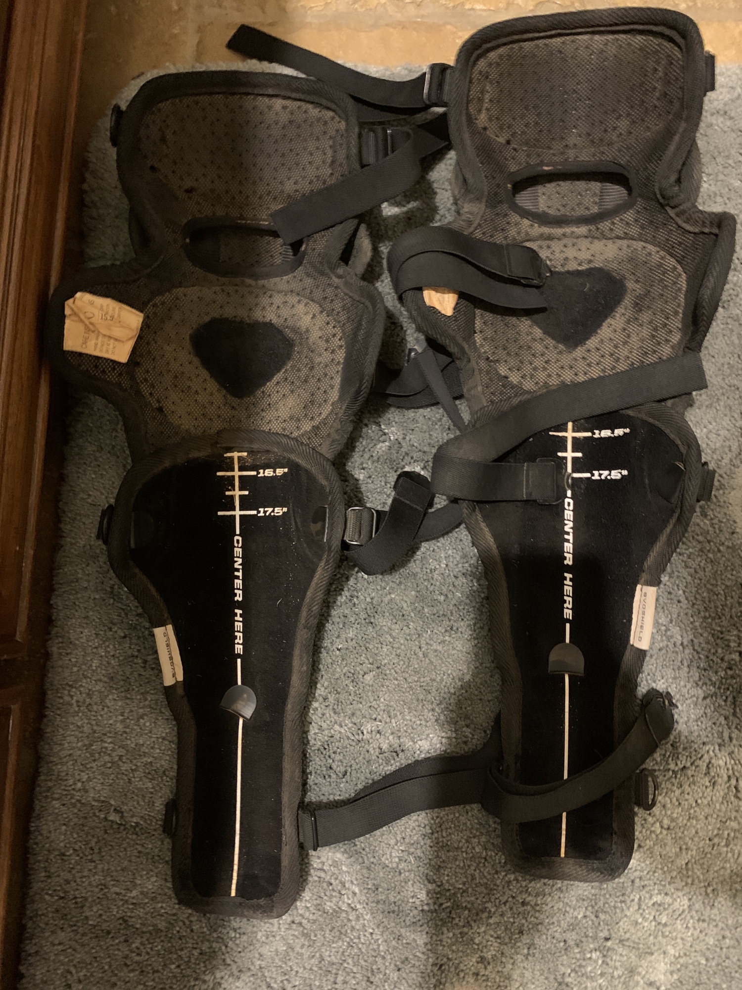 EvoShield Catcher's Upper Leg Guards Used SidelineSwap