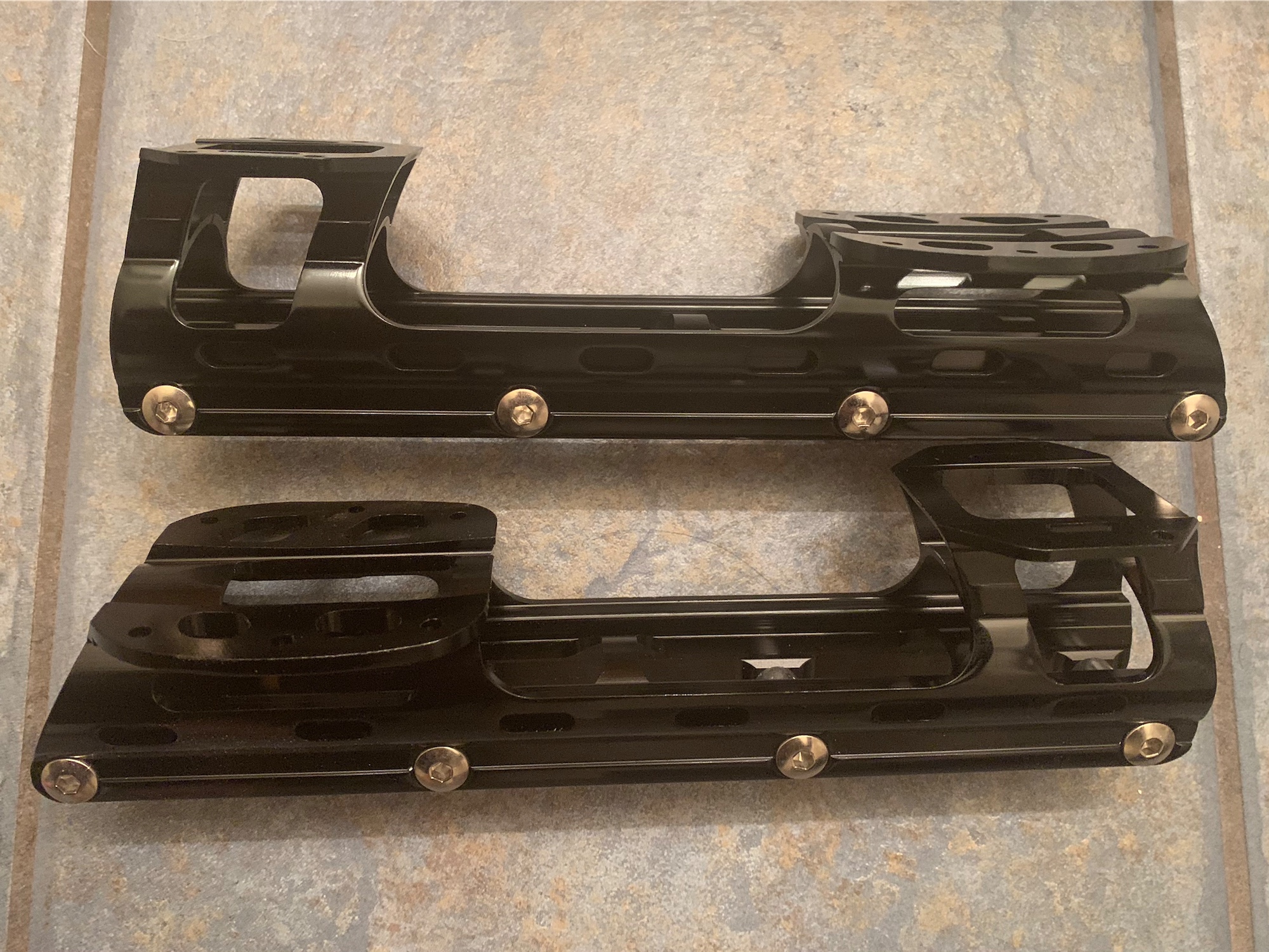 Roller Inline Hockey Chassis Frames For 69.5 Skates Aluminum