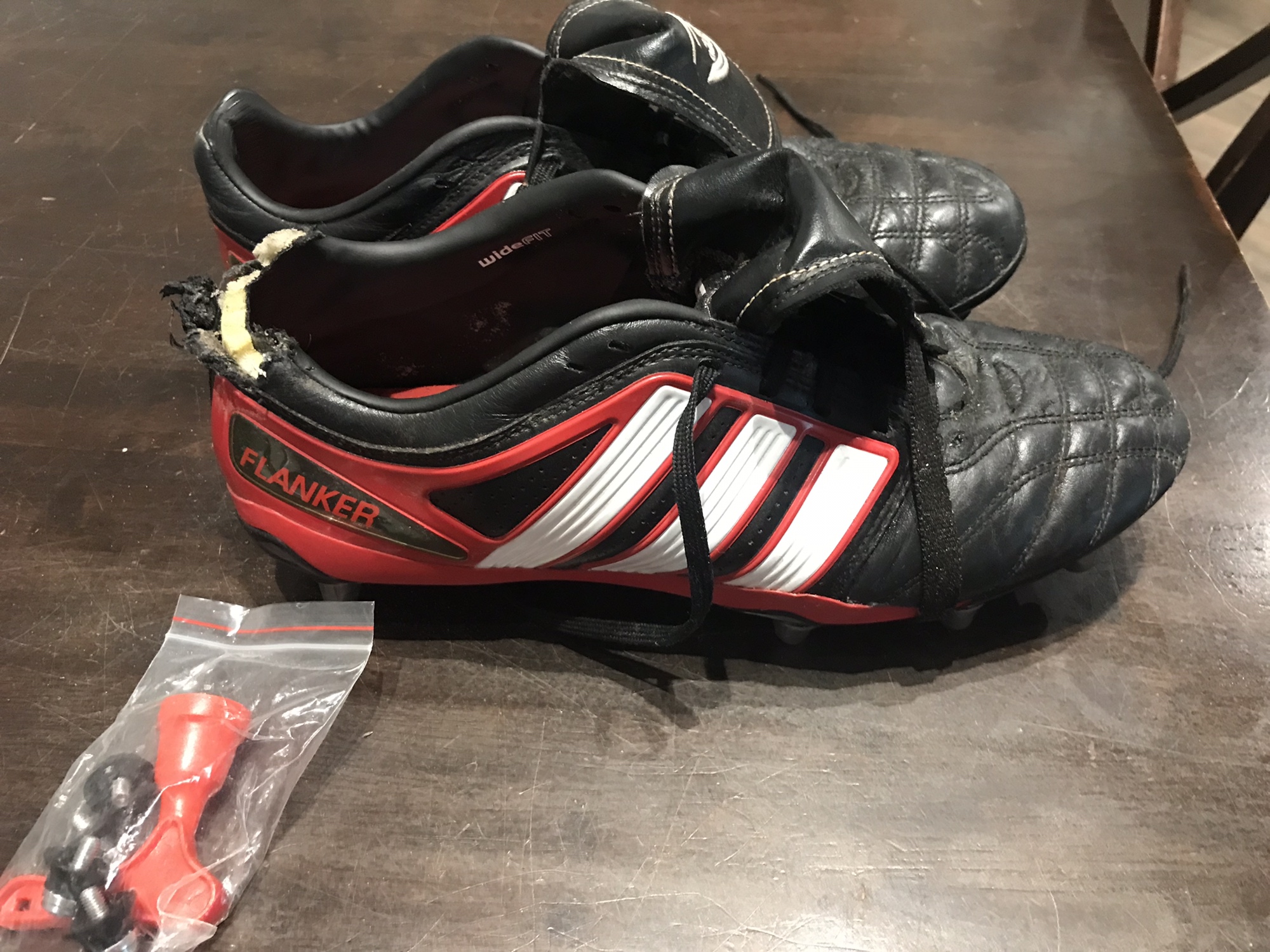 Adidas adiPure Flanker Rugby Cleats Size 10.5 SidelineSwap
