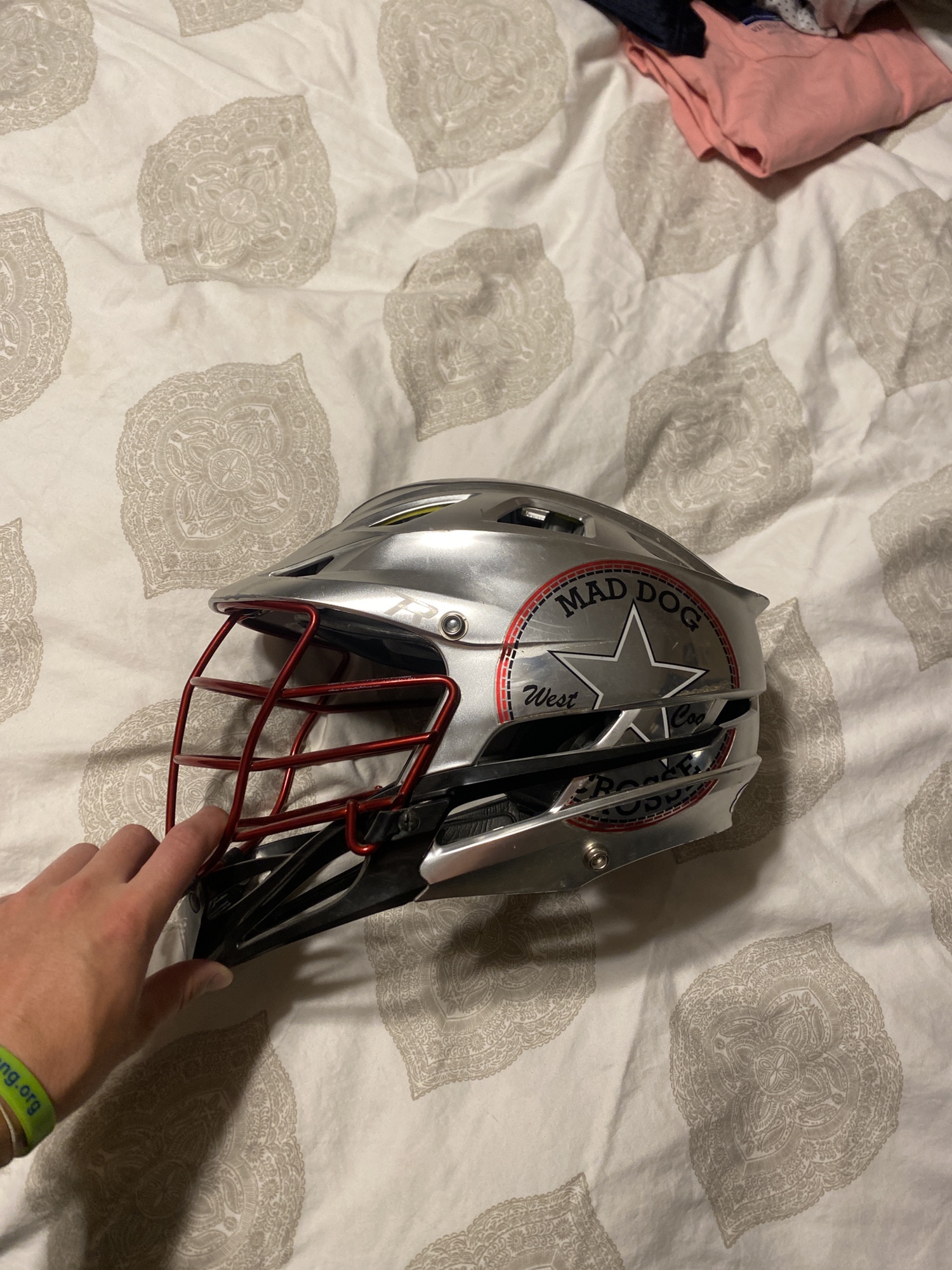 Maddog West Team Issued Lacrosse Helmet SidelineSwap
