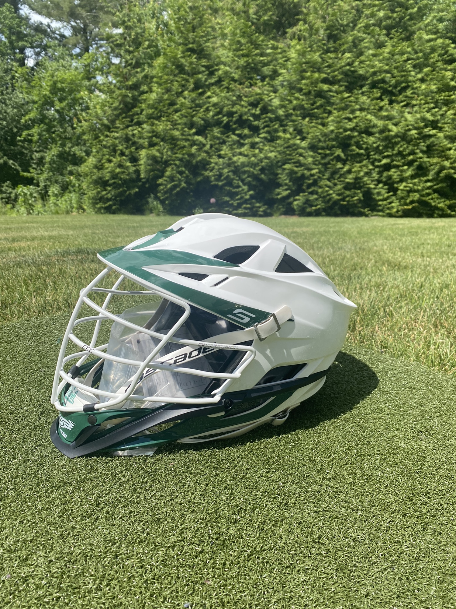 Brand New White Lacrosse Helmet SidelineSwap
