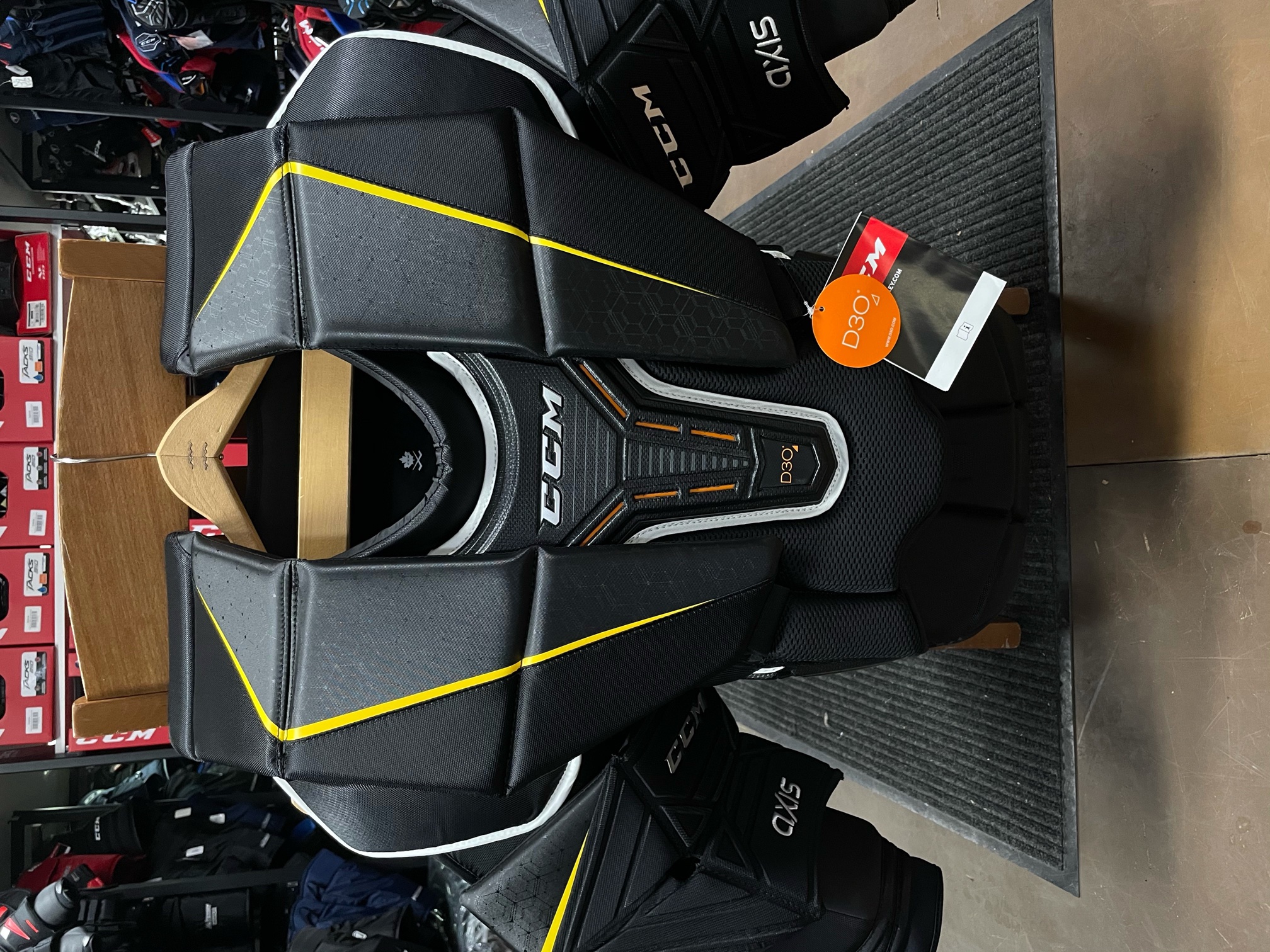 New CCM Axis Pro Senior Goal Chest Protector SidelineSwap