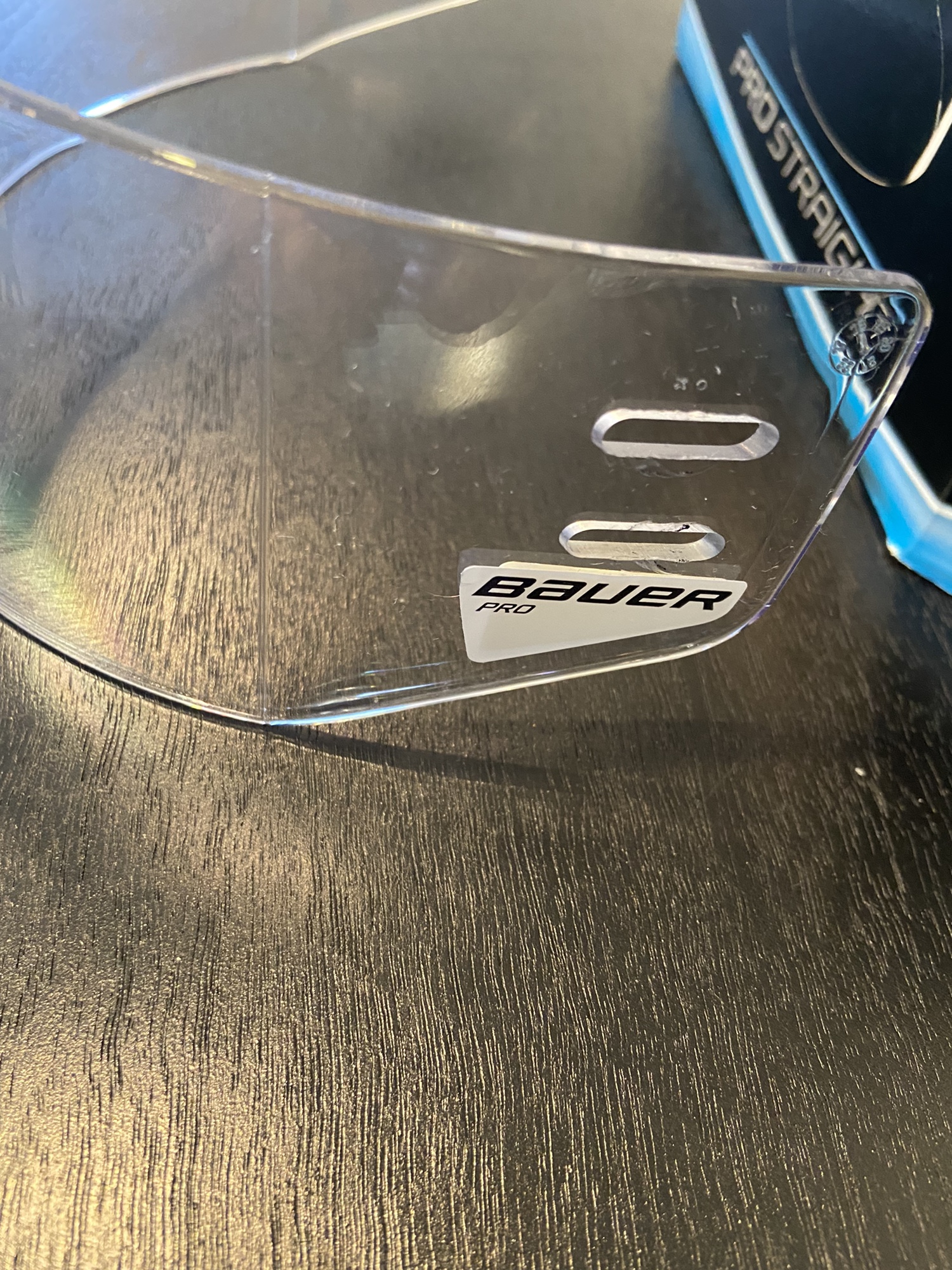 Bauer Visor Pro Straight Visor Clear SidelineSwap