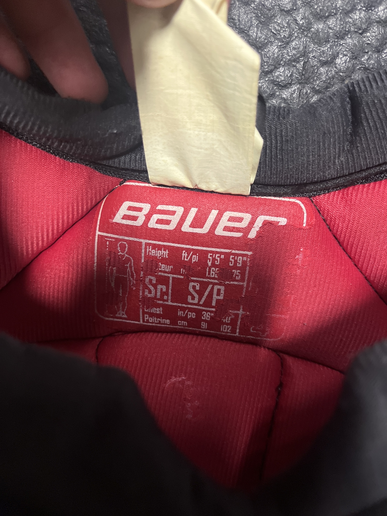 Senior Small Bauer Vapor X800 Shoulder Pads SidelineSwap