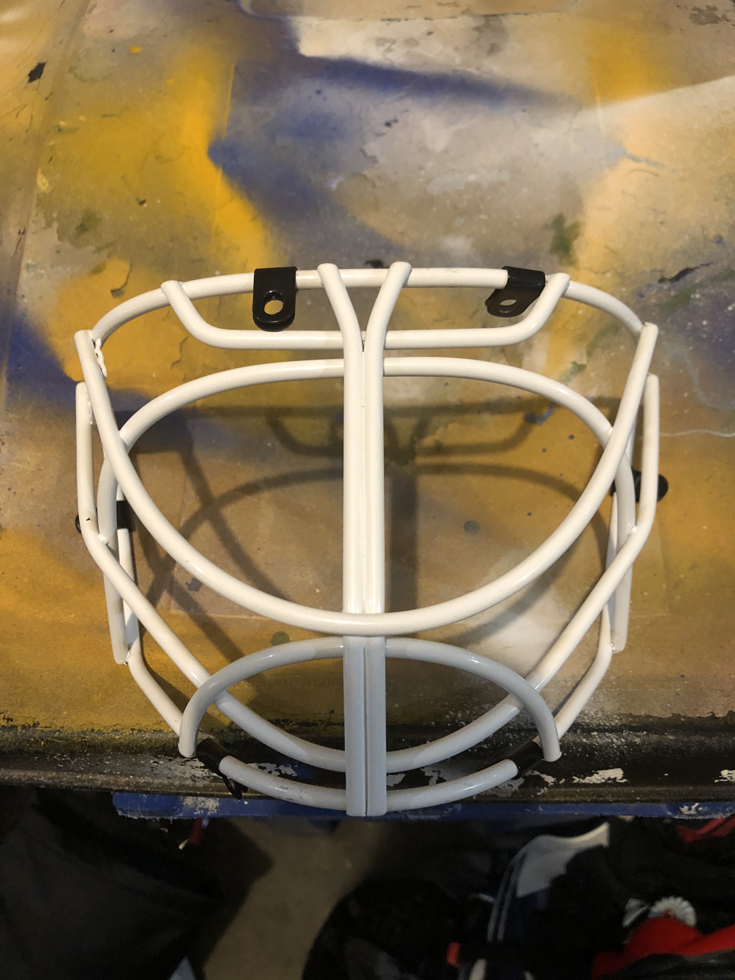 Senior Used Bauer Profile 950X Goalie Mask size Small/Medium plus