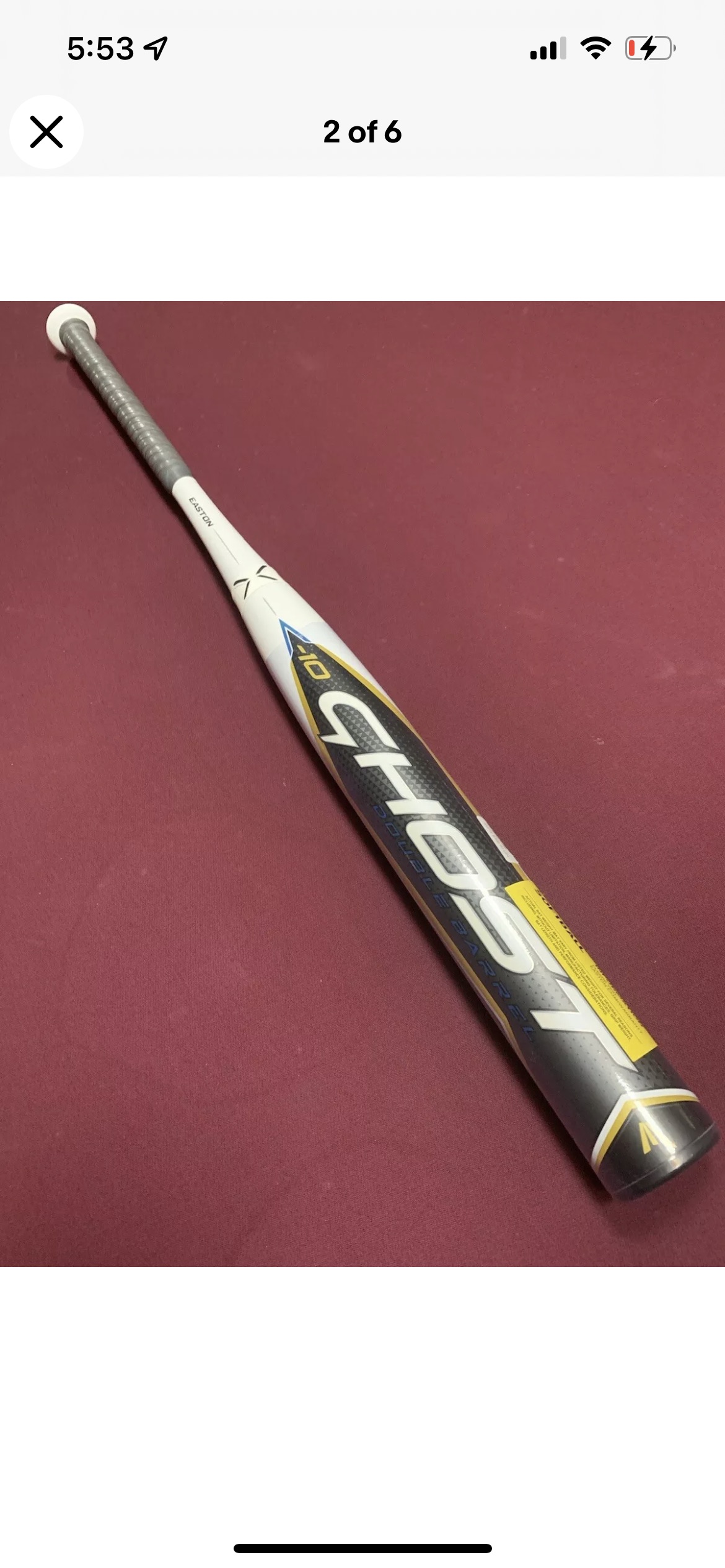 New 2022 Easton Composite Ghost Bat (10) 22 oz 32" SidelineSwap