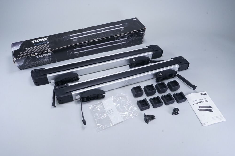 THULE SNOWPACK 6 7326 4 SNOWBOARD SNOW 6 SKI ROOF RACK W/ HARDWARE