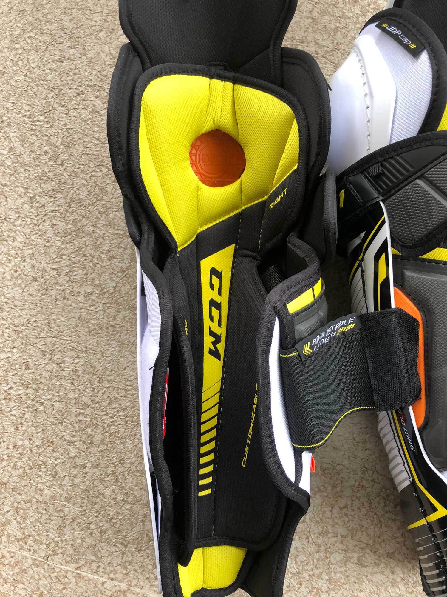 New CCM Super Tacks AS1 Shin Pads SidelineSwap