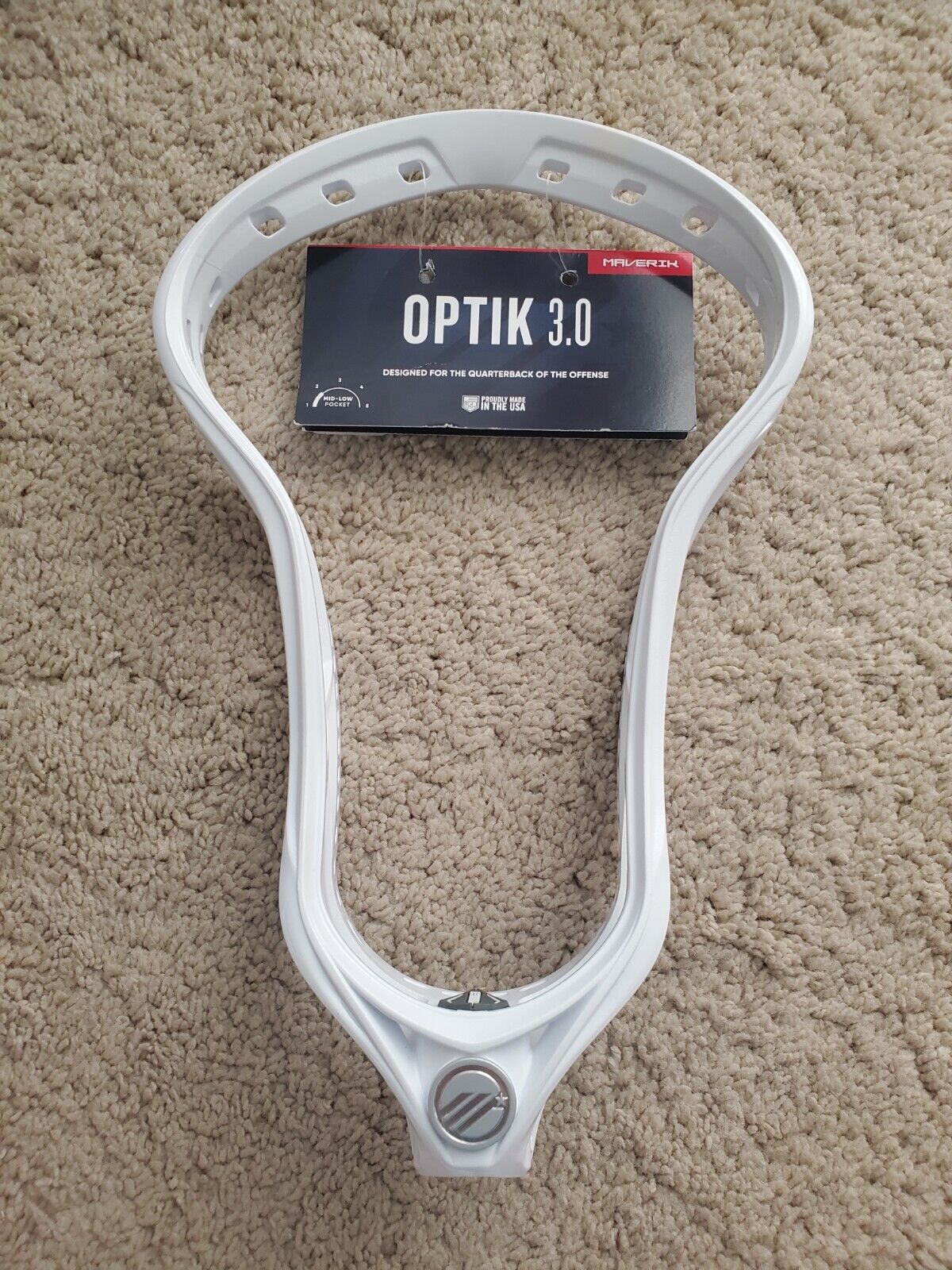 Maverik Optik 3.0 Head White Unstrung NEW SidelineSwap