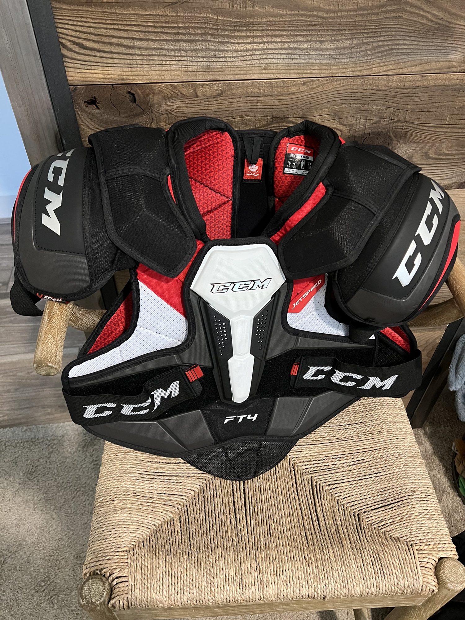 CCM Jetspeed FT4 Hockey Shoulder Pads SidelineSwap