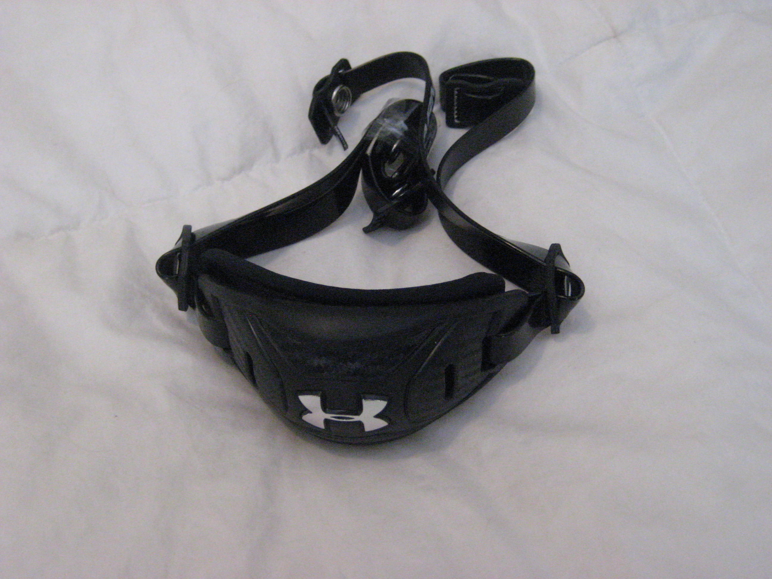 Under Armour NLL Box Lacrosse chinstrap adult NEW black SidelineSwap