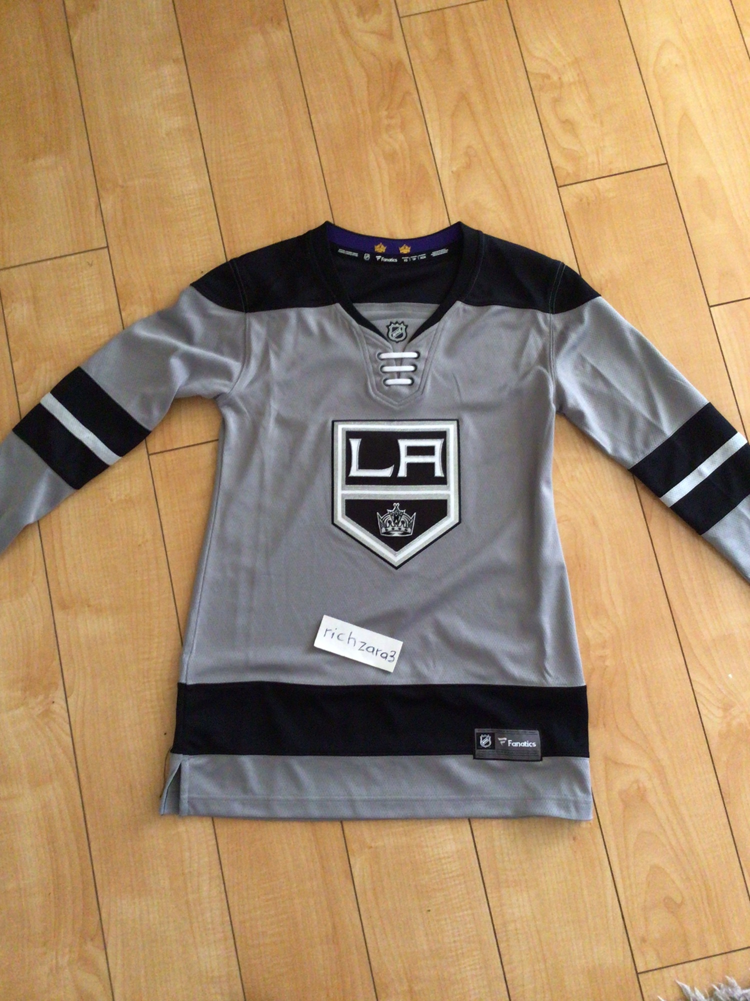 Fanatics NHL LA Kings Women's Hockey Jersey Gray Sizes