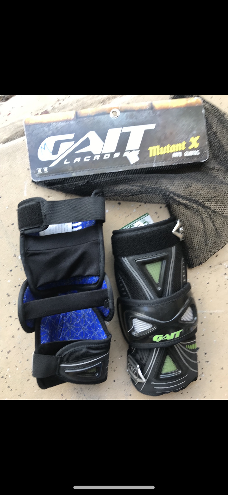 New gait adult medium lacrosse elbow pads SidelineSwap
