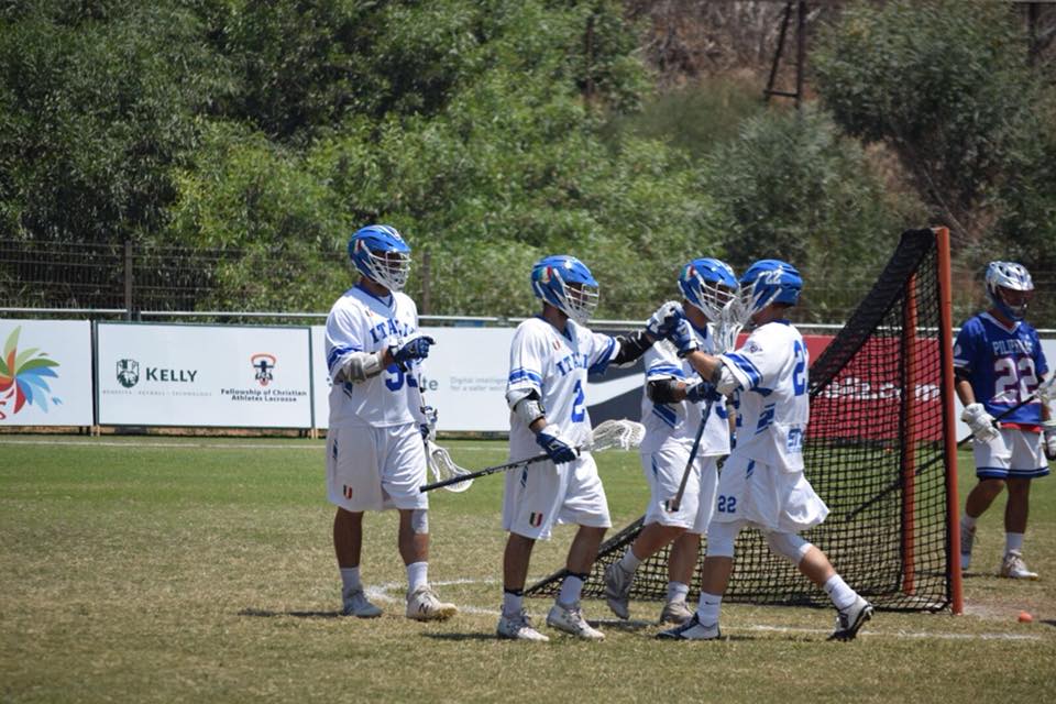 Italy Lacrosse 2018 FIL World Championships Game Worn Uniform Jersey