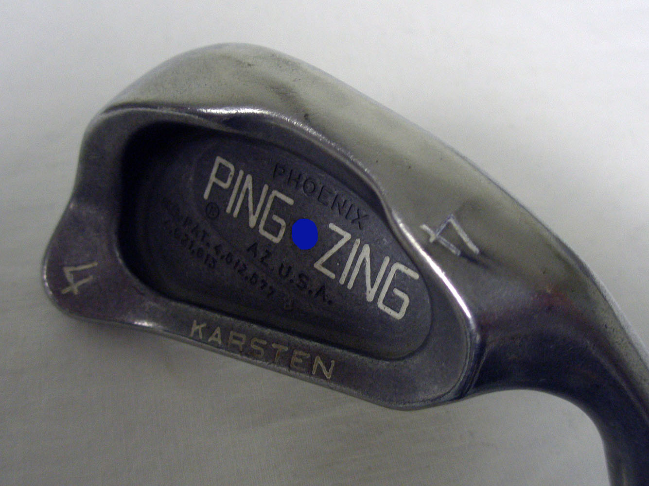 Ping Zing 4 iron Blue Dot (Steel JZ Stiff) 4i Karsten Golf Club