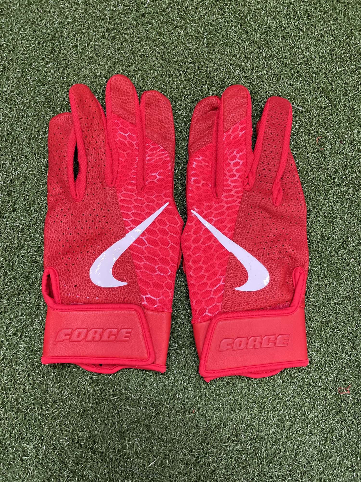 Nike force elite large batting gloves red SidelineSwap