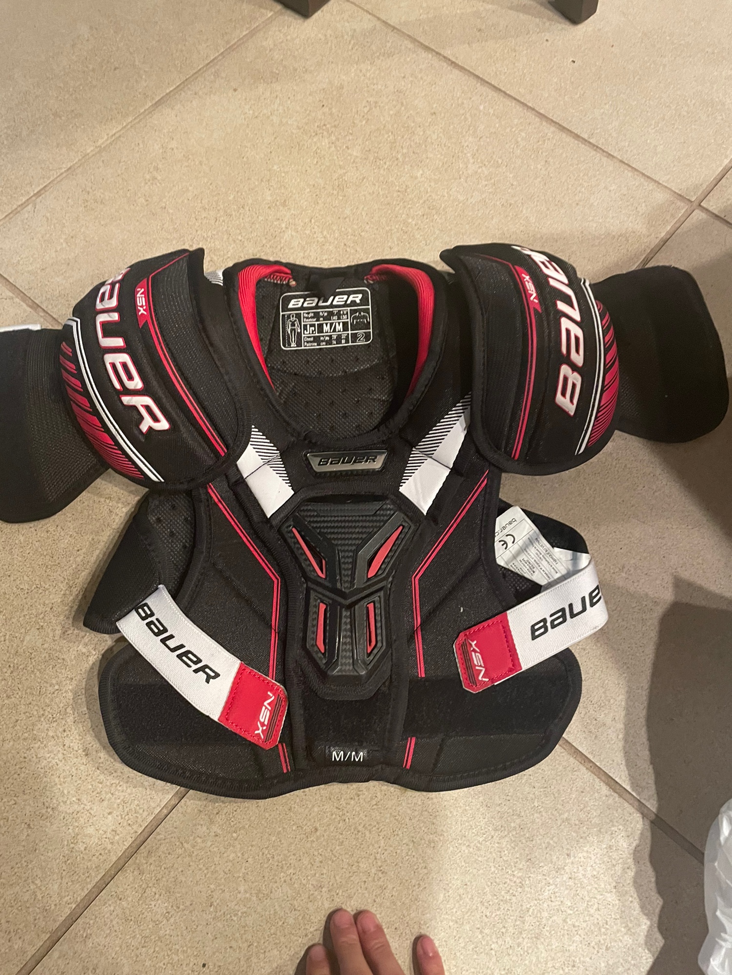 Bauer jr. Medium hockey chest protector SidelineSwap