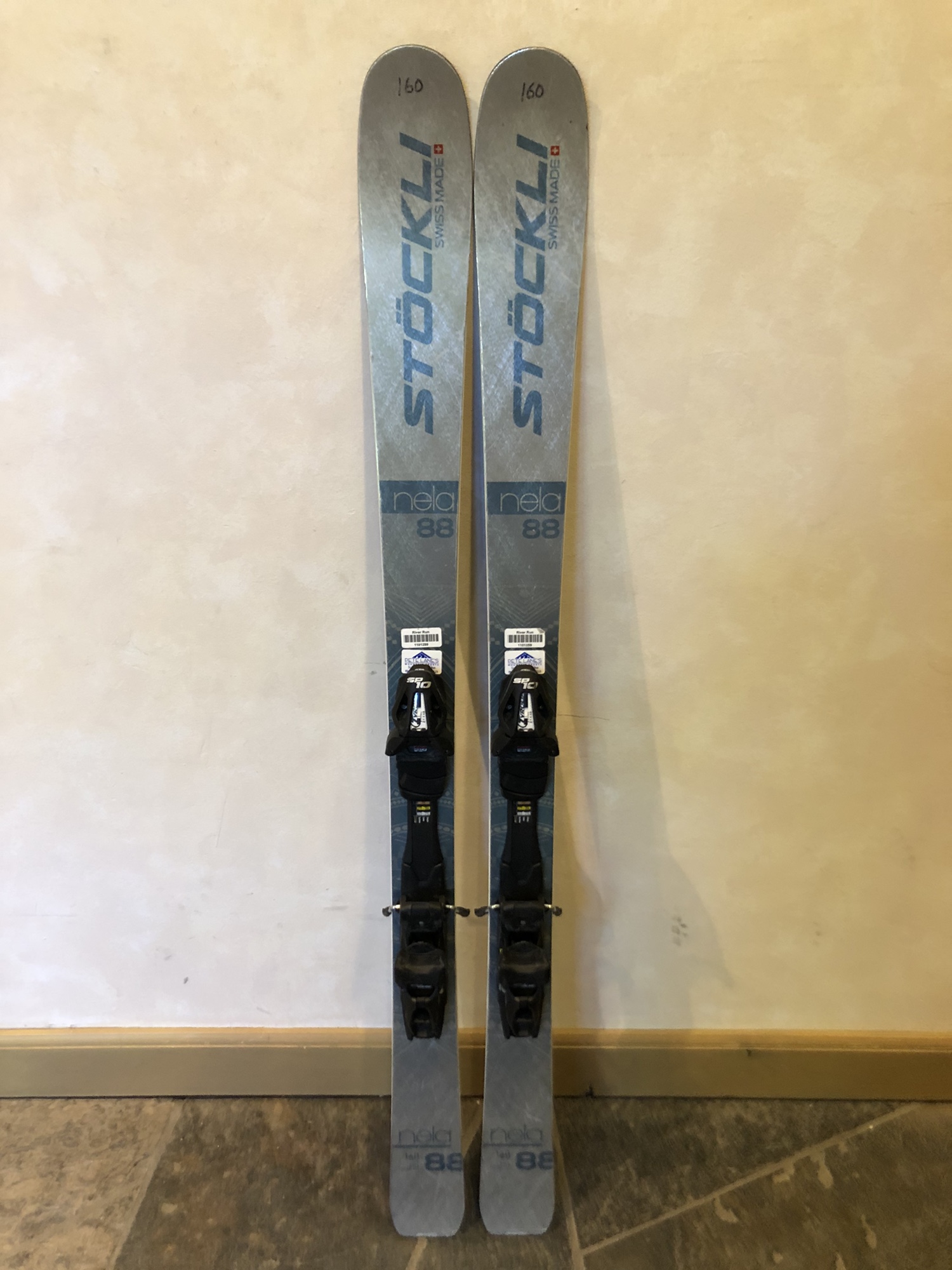 2022 Stockli Nela 88 Skis With Bindings 160cm 1101259 SidelineSwap