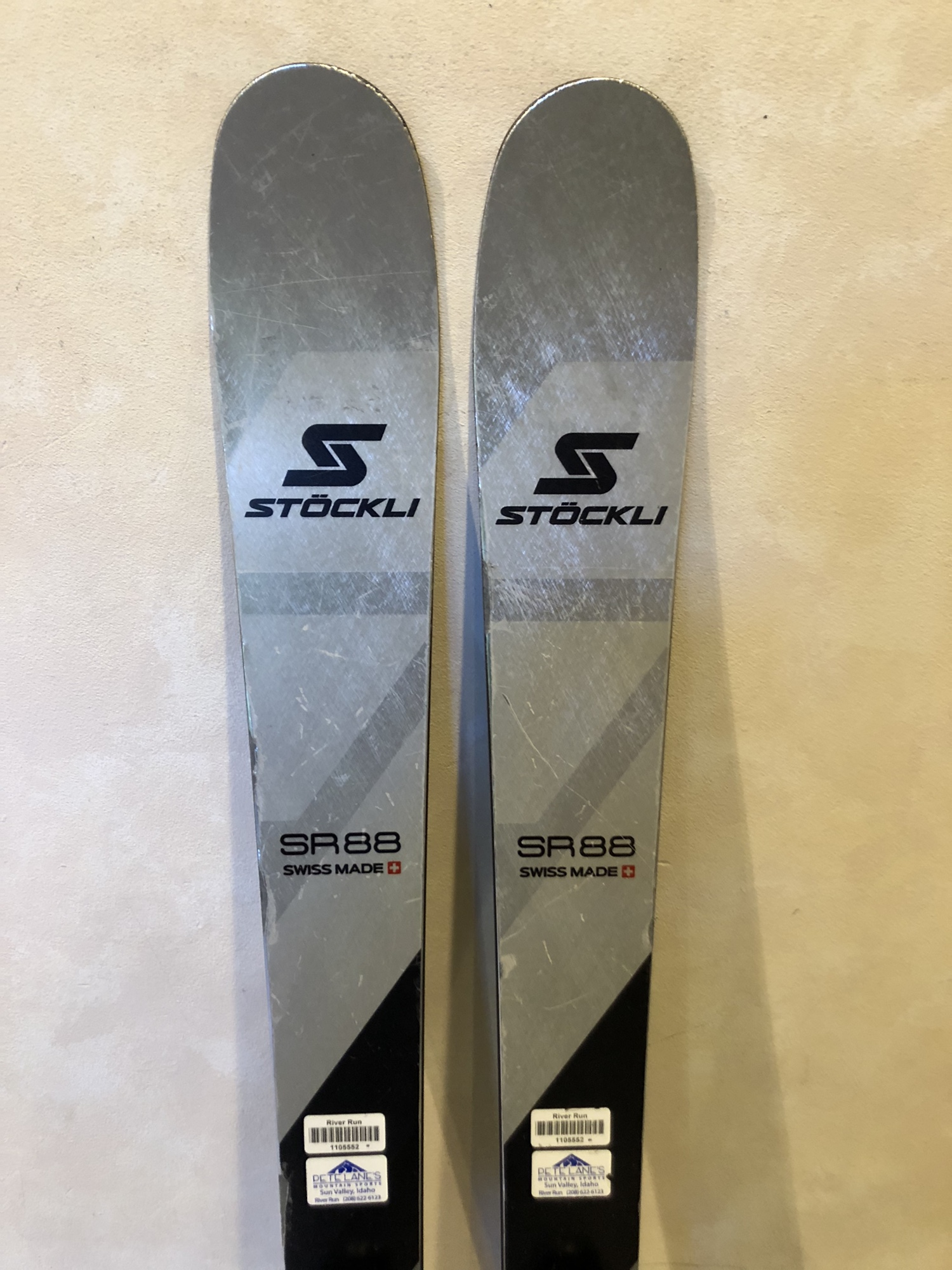 2022 Stockli Stormrider 88 Skis With Bindings 166cm 1105552 SidelineSwap