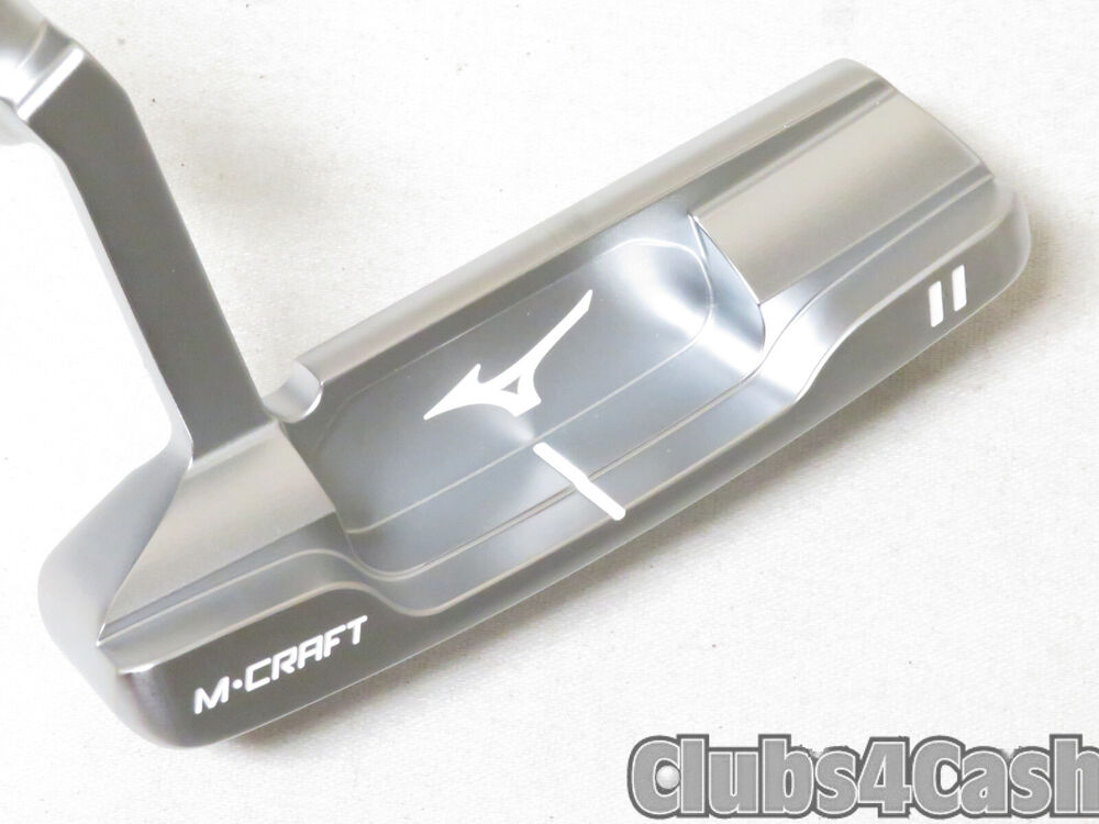 Mizuno MCraft II Putter White Satin 34" +Cover & Kit Weight SidelineSwap