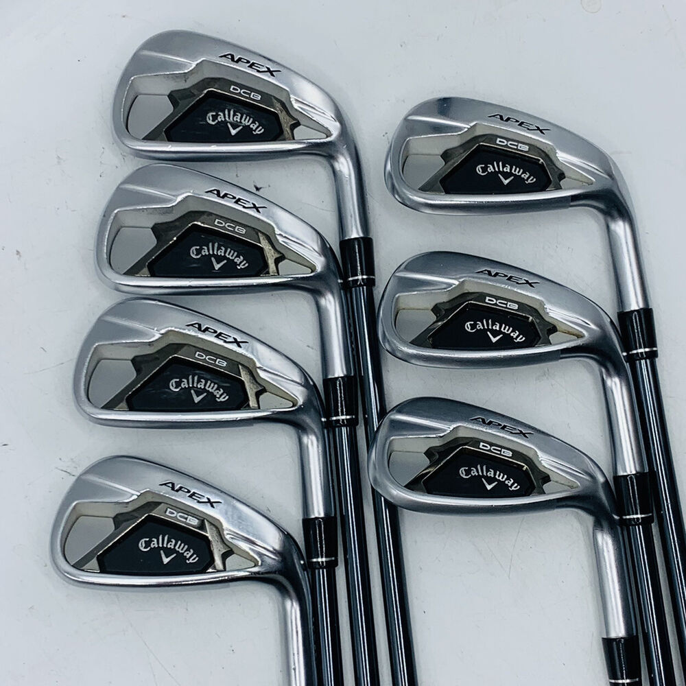 Callaway Apex DCB Irons 5Aw Graphite Recoil Dart 65 F2 Senior Flex RH