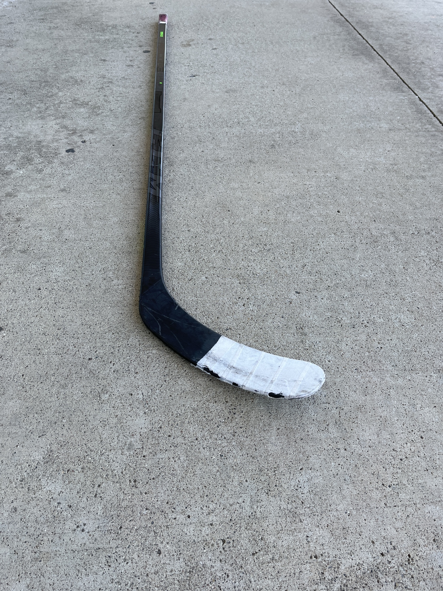 Game Used CCM RibCor Trigger 6 PRO Pro Stock Stick Duhart LH 85 ...
