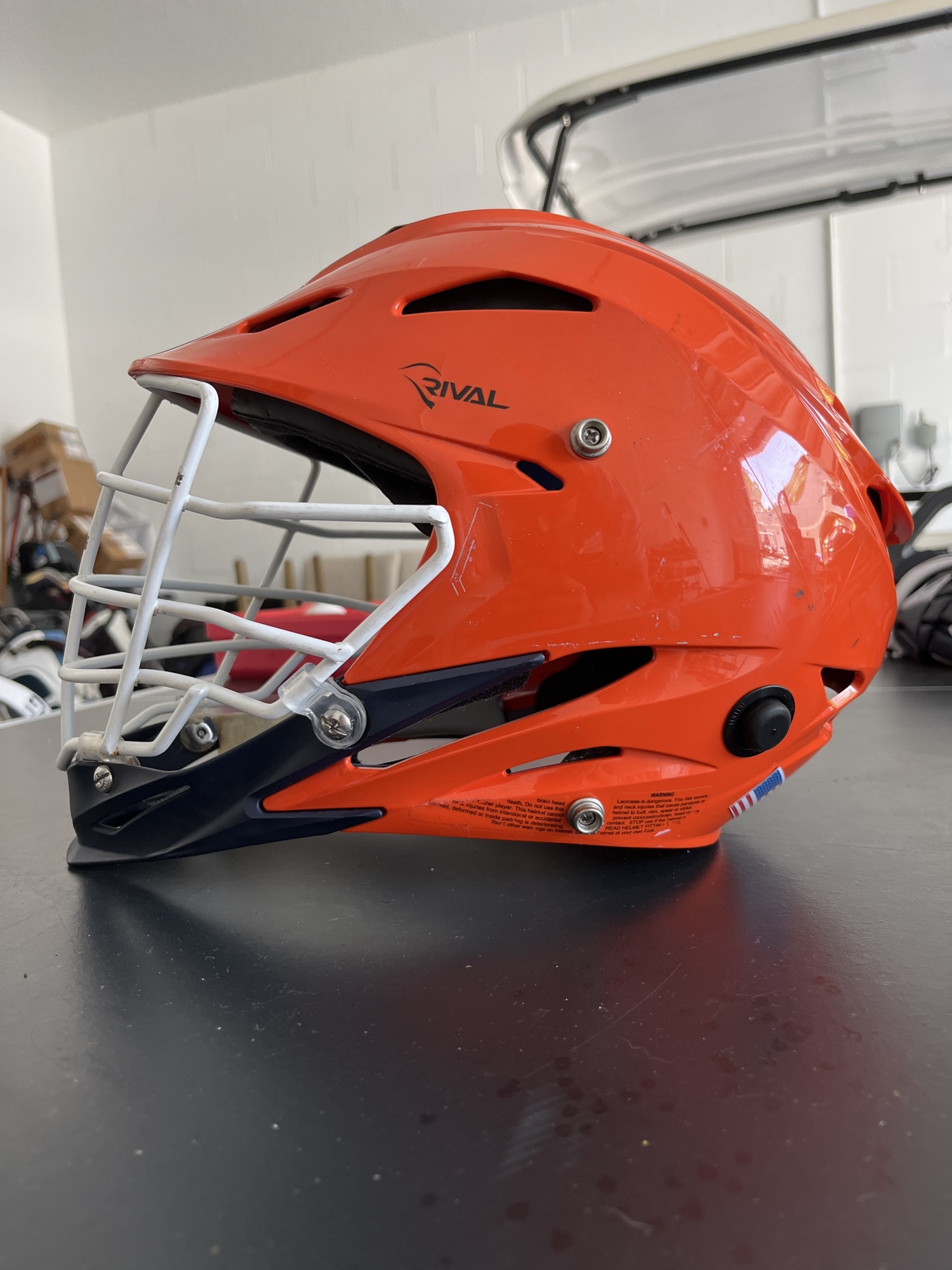 Syracuse Lacrosse Helmet SidelineSwap