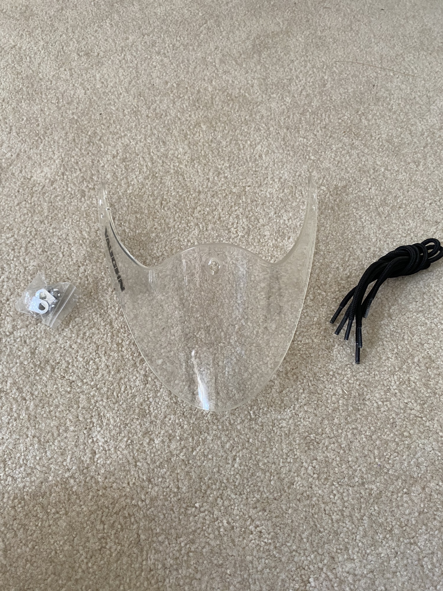 Brand new Vaughn 2000 velocity 6 Goalie Throat protector dangler