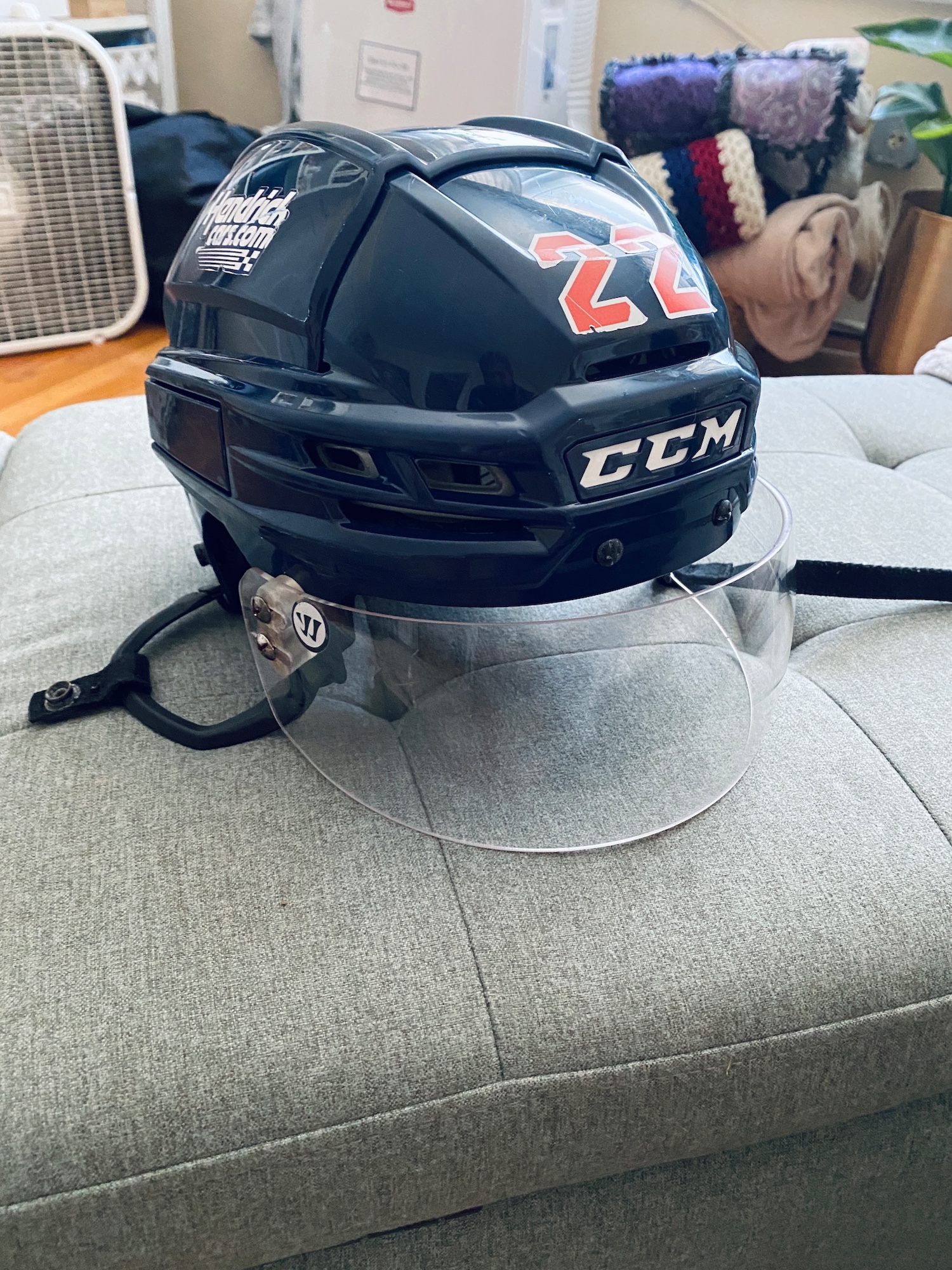 CCM TACKS 910 HELMET PRO STOCK SidelineSwap