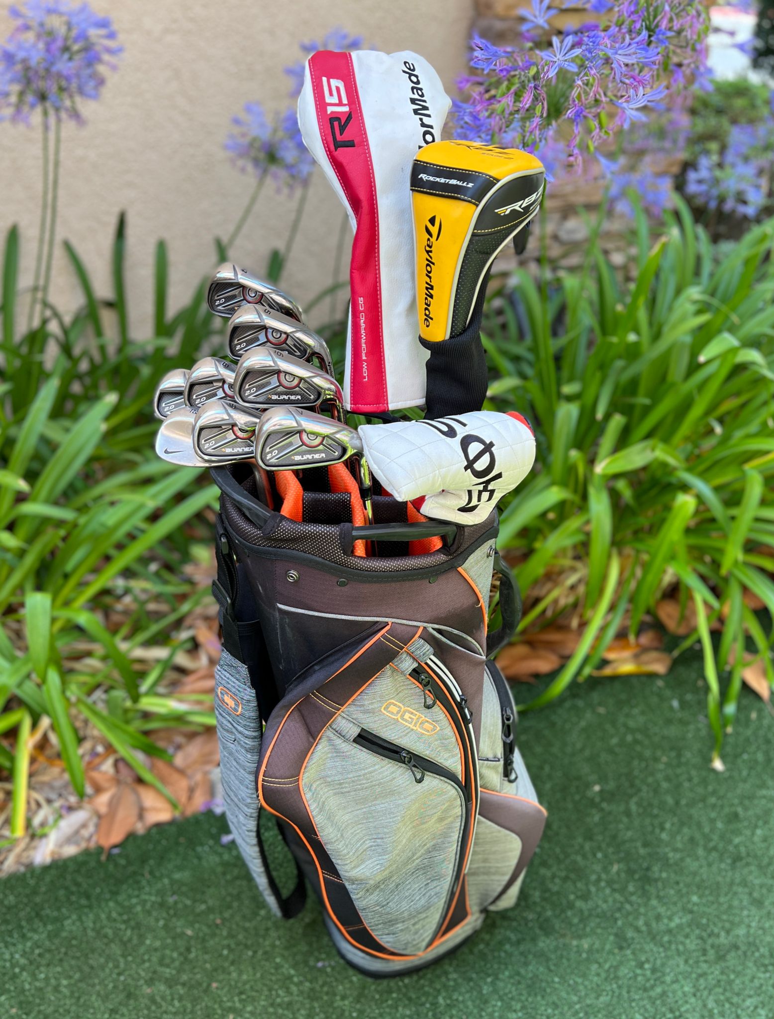 TaylorMade Complete Golf Set, Regular, Burner2.0 Irons, Woods, Putter