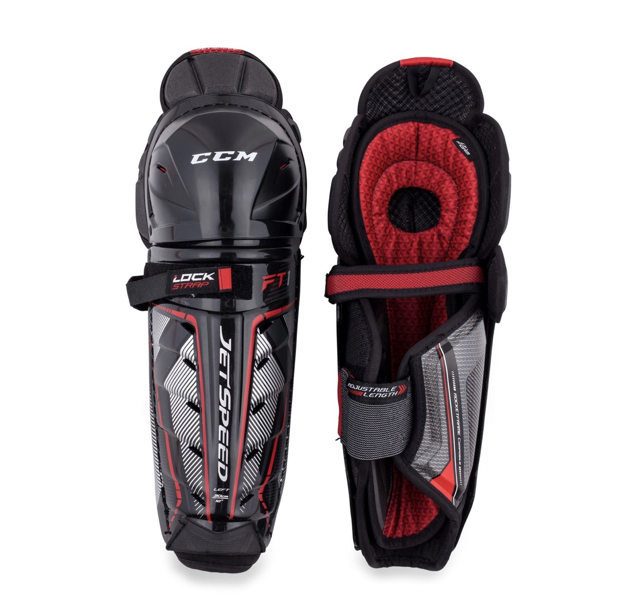 CCM Jet Speed FT4 Junior Shin Guards, Elbow Pads, Hockey Pants And