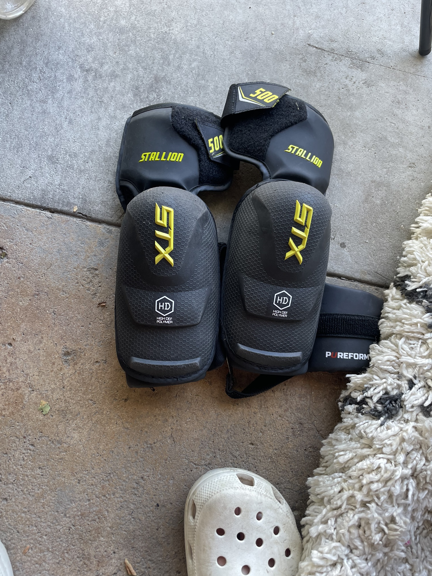 New Large STX Stallion 500 Elbow Pads SidelineSwap