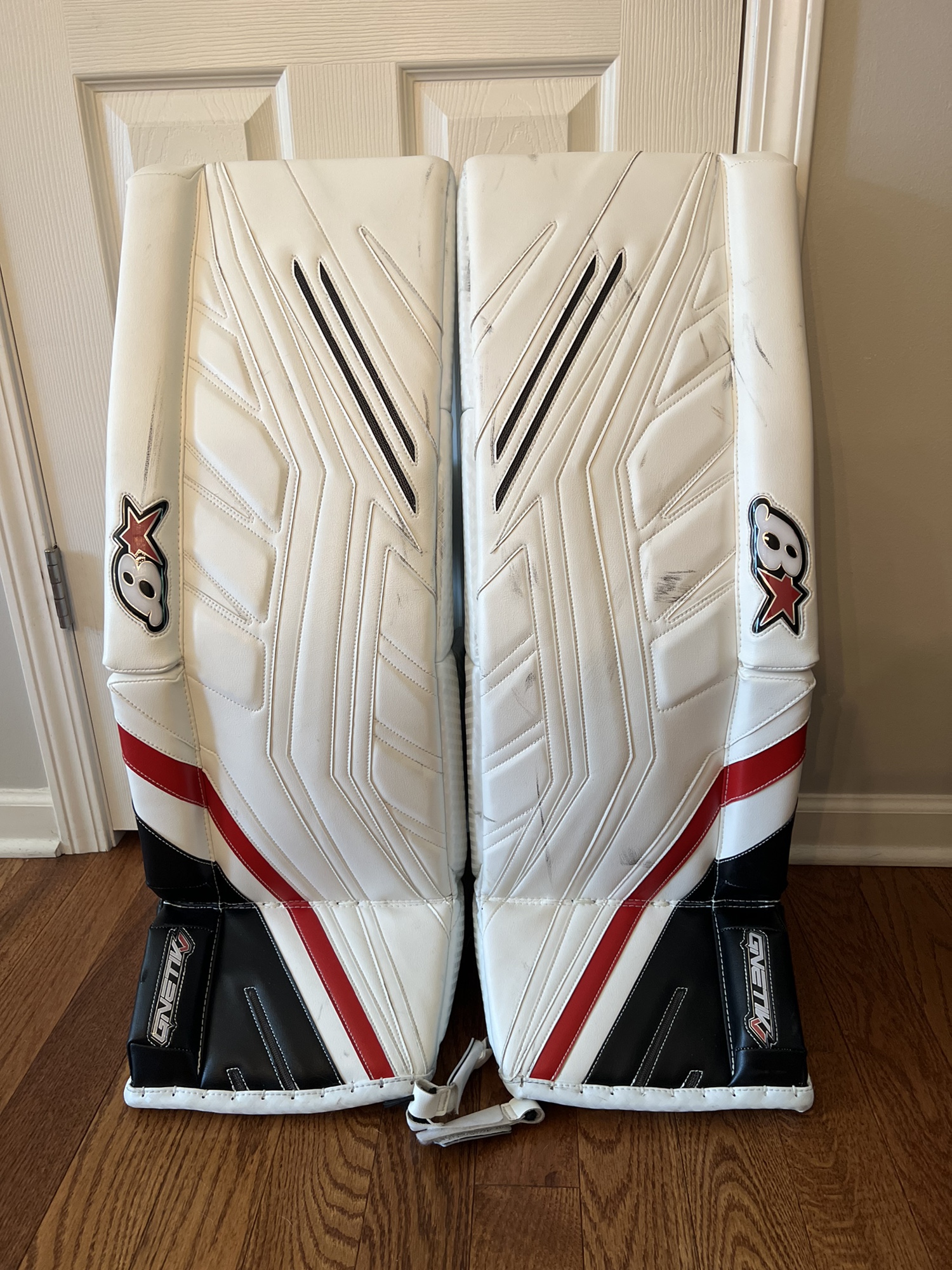 Brian’s V (5) Pro Custom Goalie Pad SidelineSwap