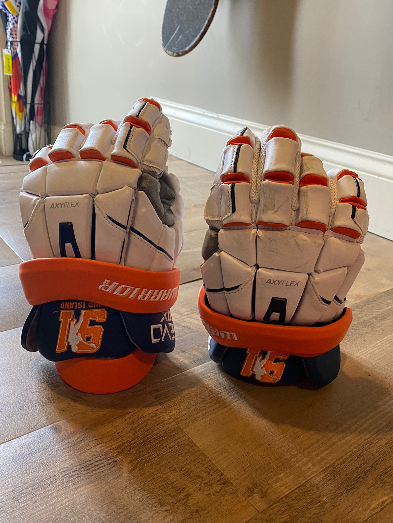 Used Player's Warrior 12" EVO QX Lacrosse Gloves SidelineSwap