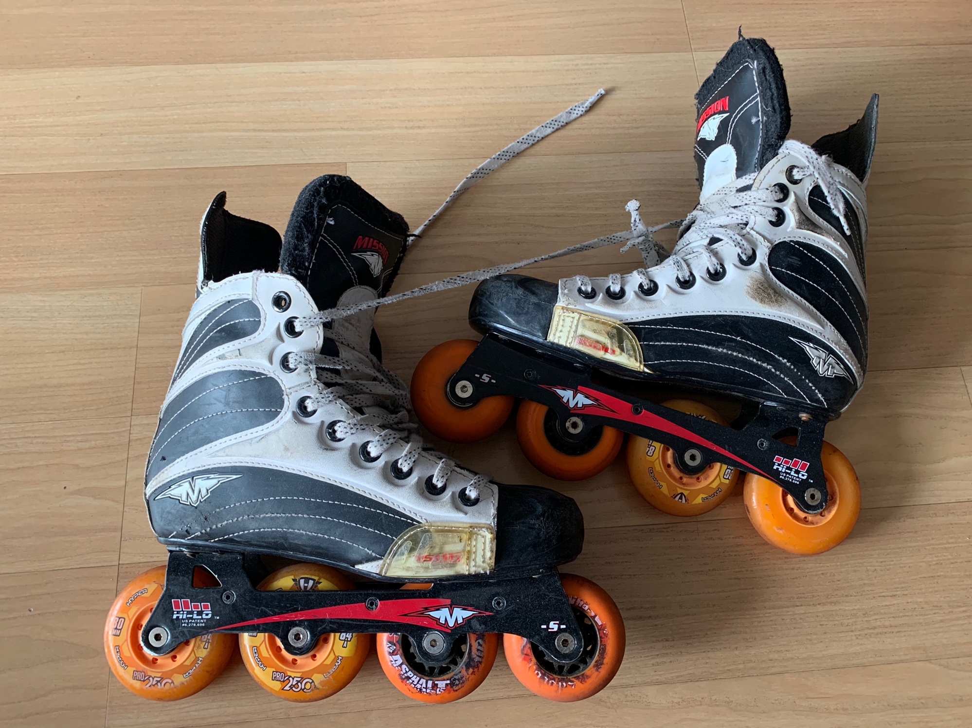 Used Mission Wide Width Size 6 Inline Skates SidelineSwap
