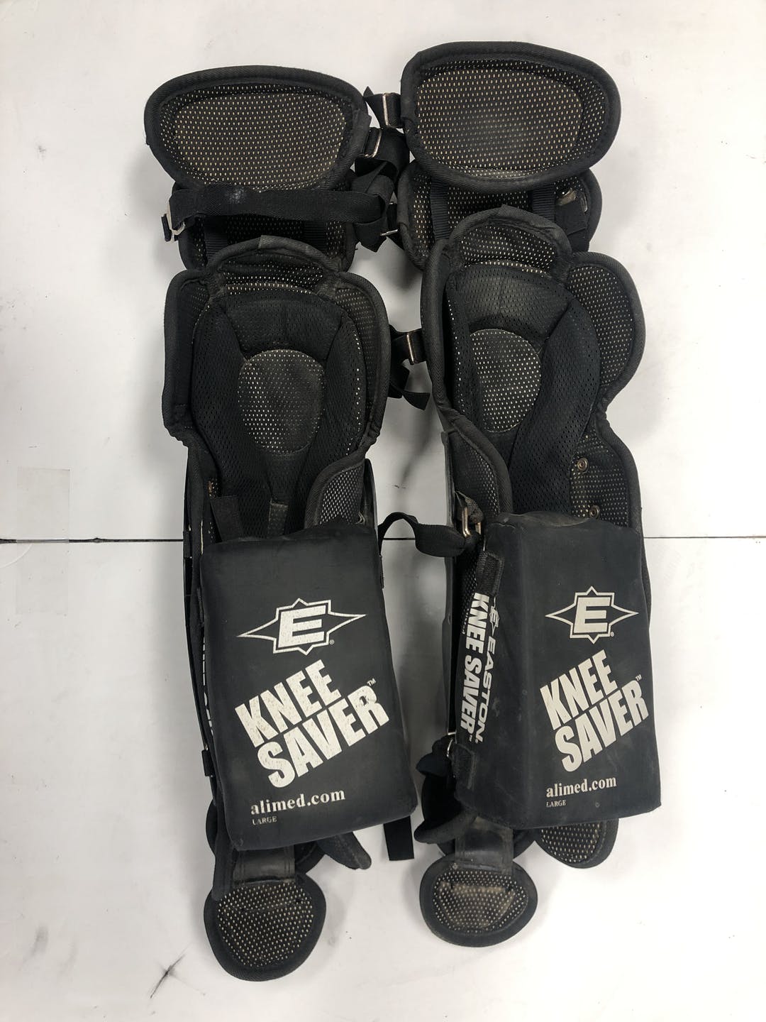 Used Easton Shin And Knee Saver Adult Catchers Equipment SidelineSwap