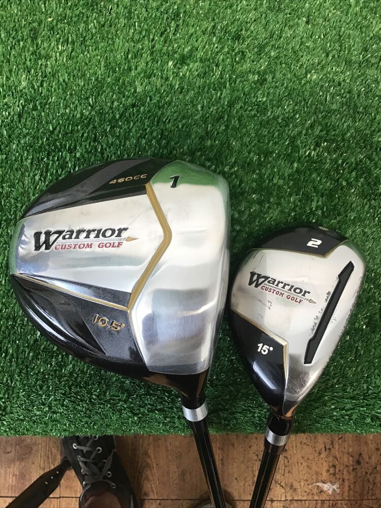 Warrior Custom Golf Full Set Driver, 2Hy, 4PW Irons, Lob Wedge