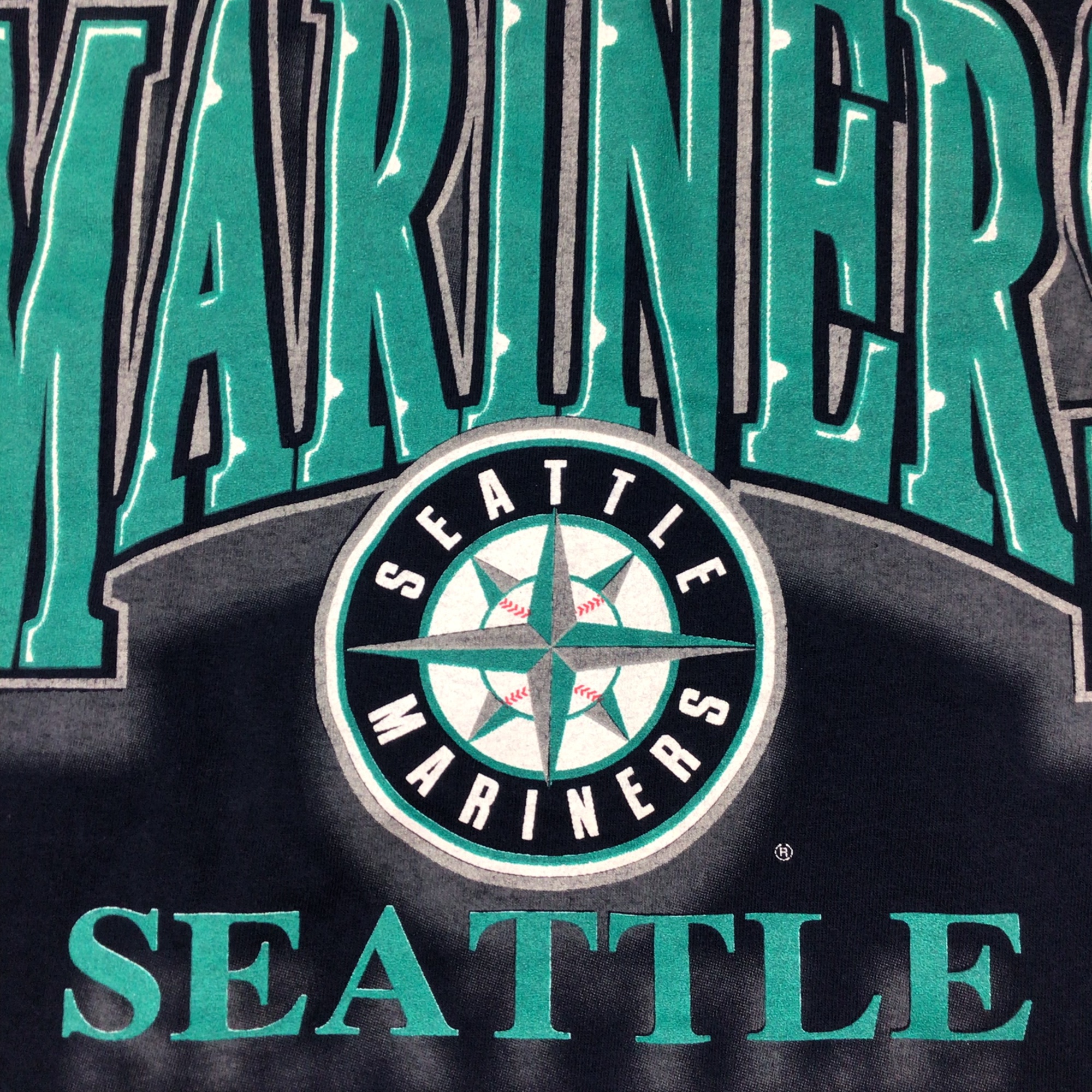 Vintage 1997 Seattle Mariners MLB tshirt. Logo athletic. Tagged as a
