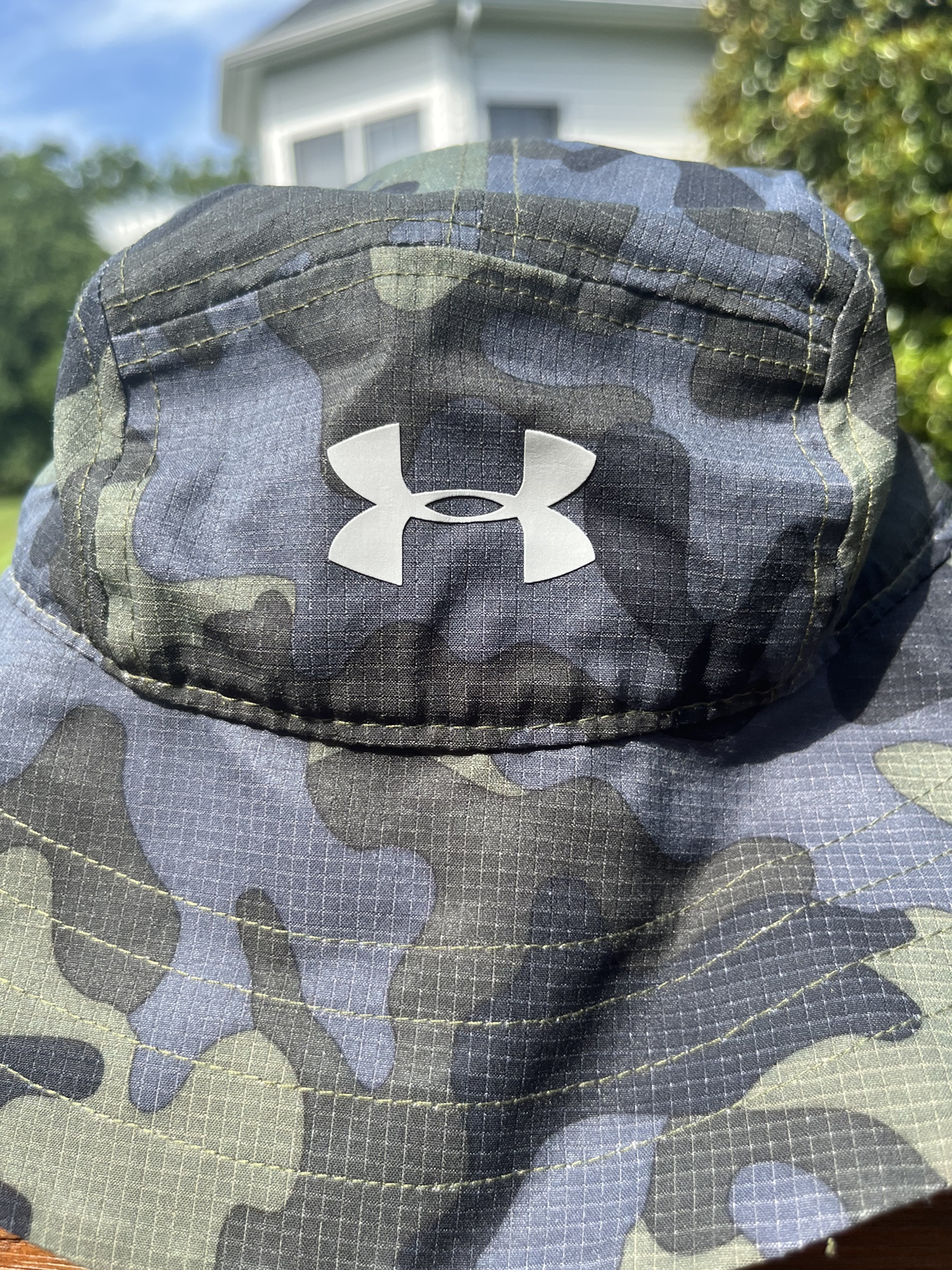 Notre Dame Lacrosse Team Issued Under Armour Camo Bucket Hat SidelineSwap