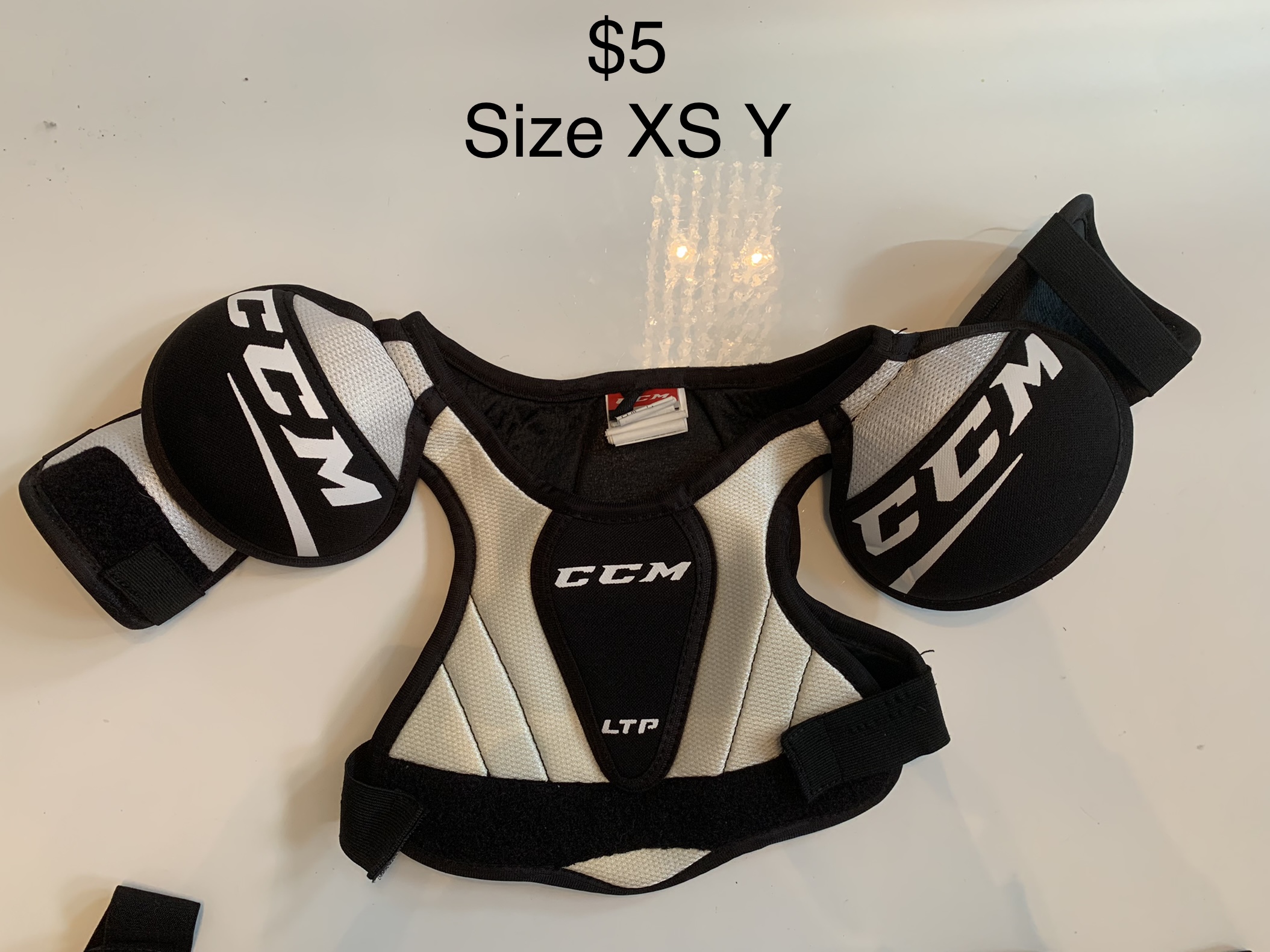 Youth Used Small CCM LTP Shoulder Pads SidelineSwap