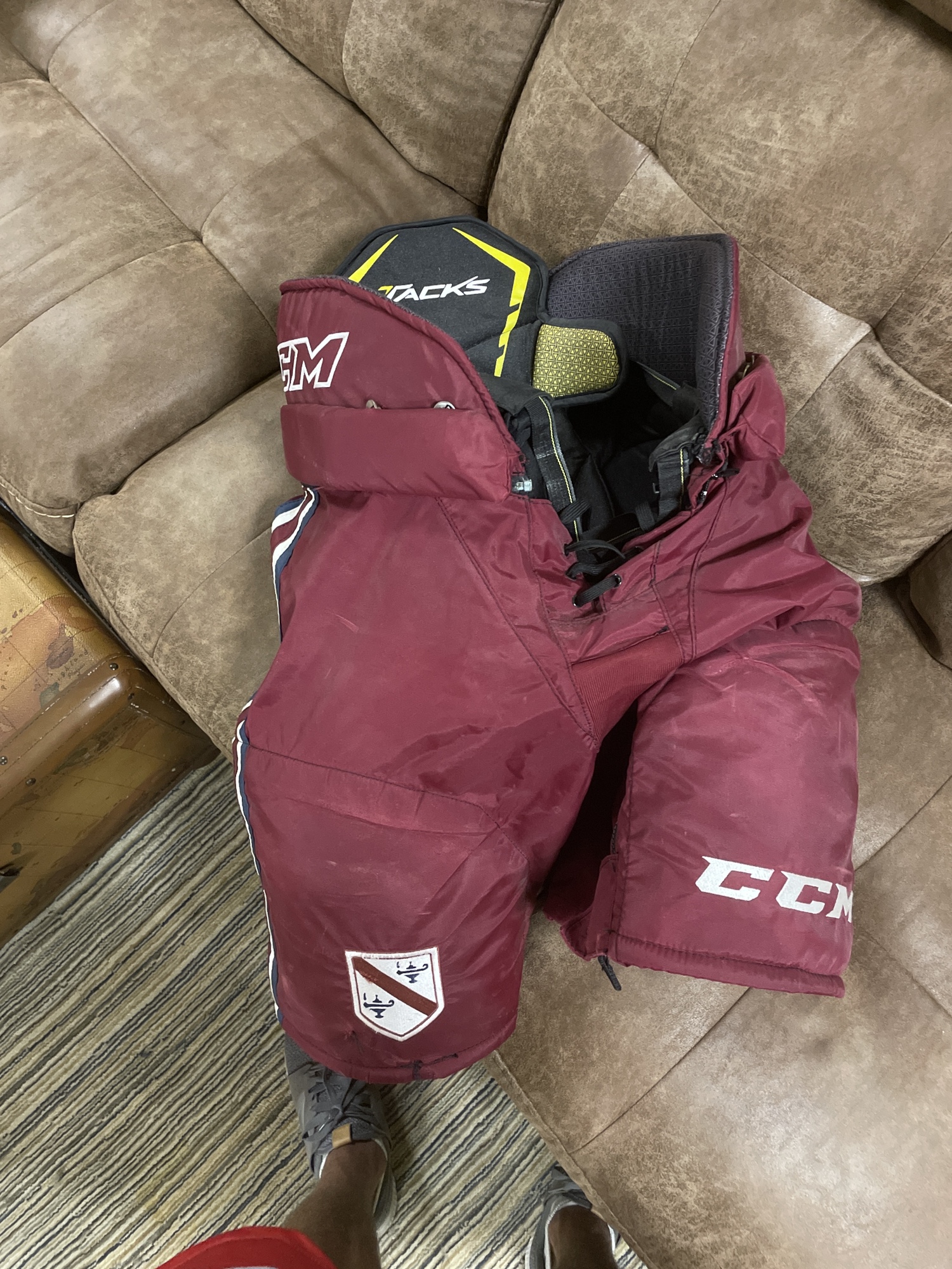 Senior Large CCM Super Tacks Hockey Pants SidelineSwap