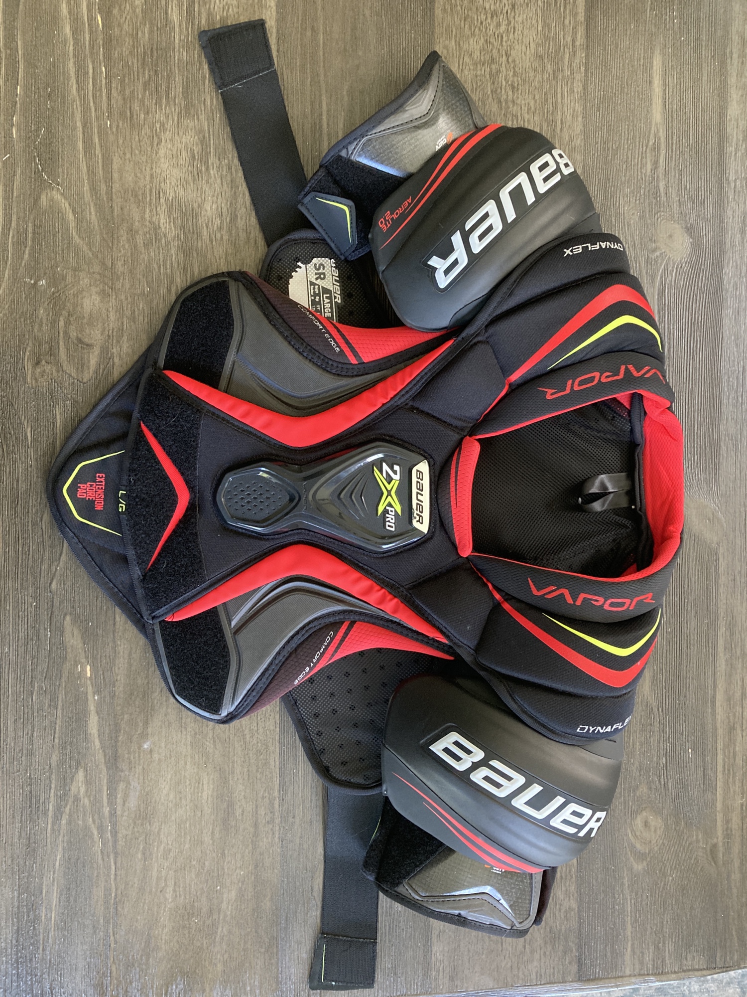 Senior Large Bauer Vapor 2x pro Shoulder Pads SidelineSwap
