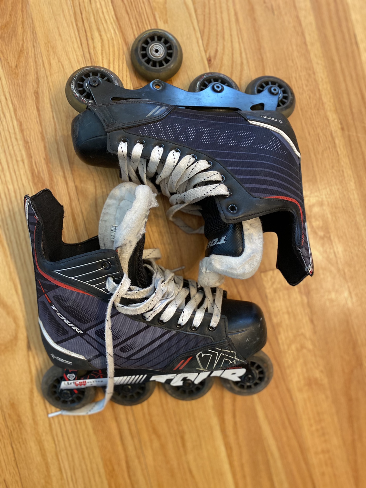 Used Tour Regular Width Size 9.5 Inline Skates SidelineSwap