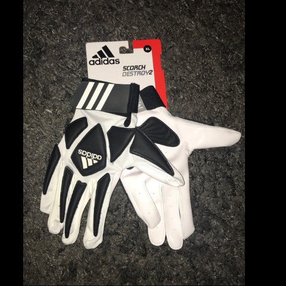 White New Adult XL Adidas Gloves SidelineSwap