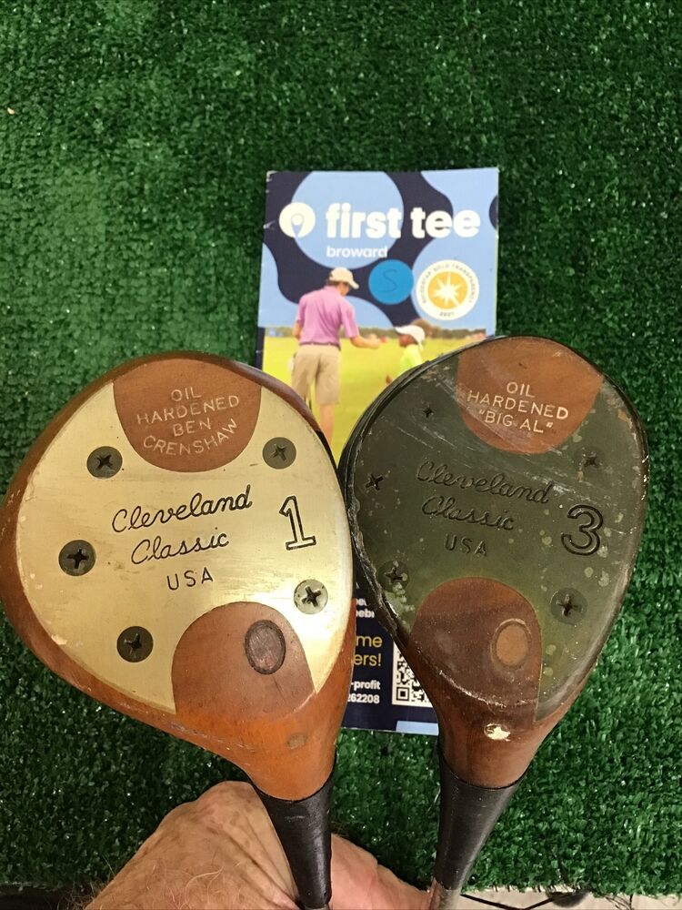 Cleveland Classic USA Persimmon Woods Set 1 & 3 With X100 XStiff Steel