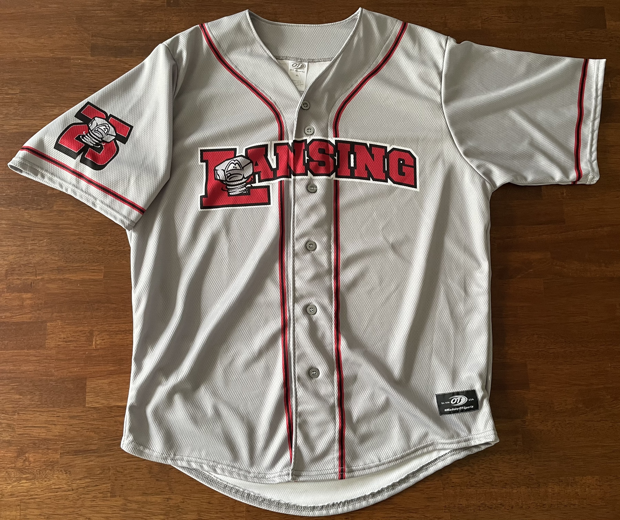 NWT Lansing Lugnuts 25th anniversary jersey SidelineSwap