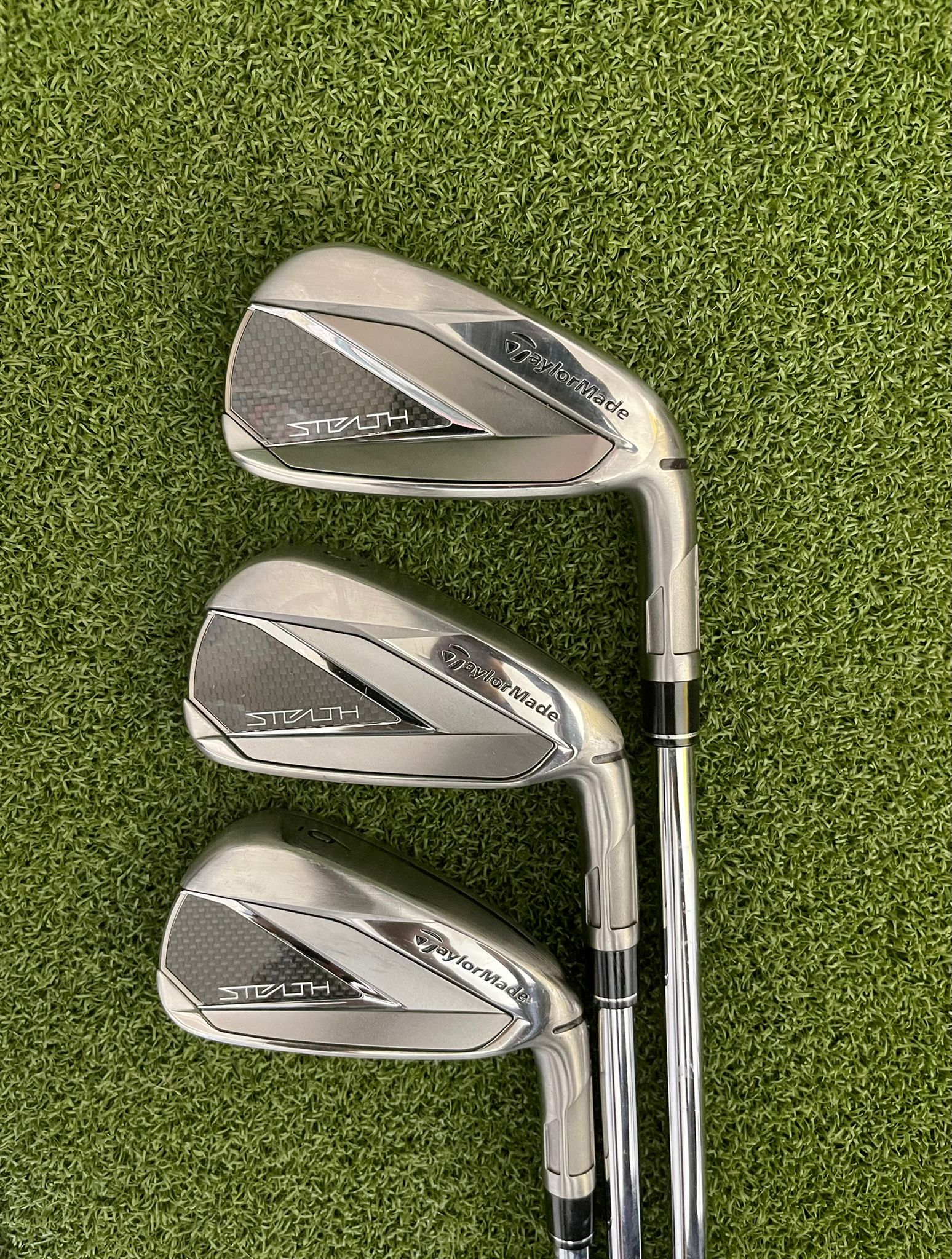 TaylorMade Stealth 4PW Iron Set, RH, TT Elevate MPH 95 Stiff Steel