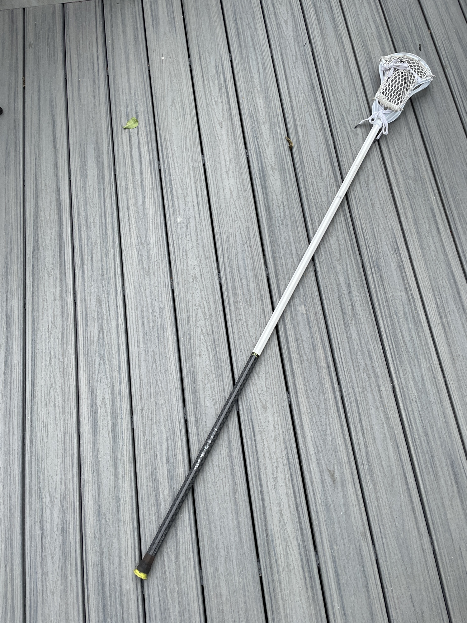 RARE White Epoch Dragonfly Lacrosse Defense Stick SidelineSwap