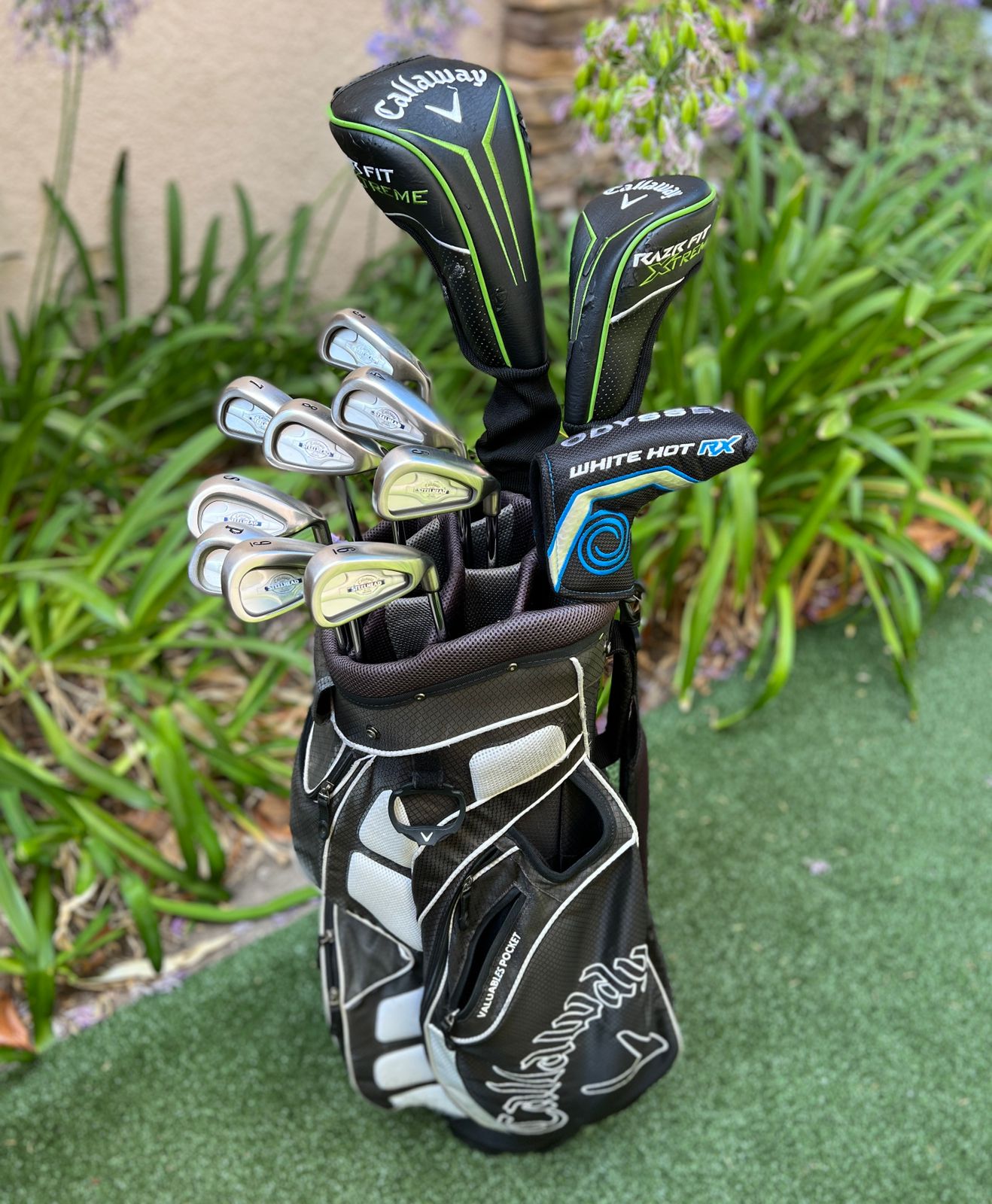 Callaway Complete Golf Set, Uniflex, SteelHead X14 Irons, Woods