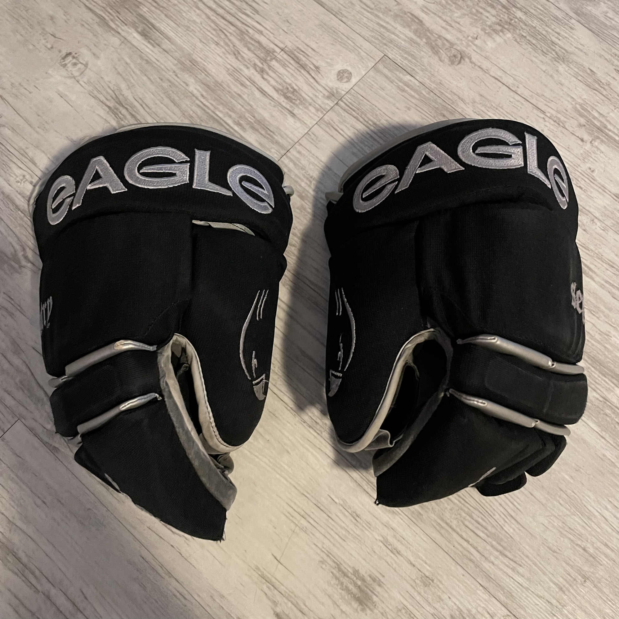 Used Lacrosse Goalie Gloves Eagle Sentry Box SidelineSwap